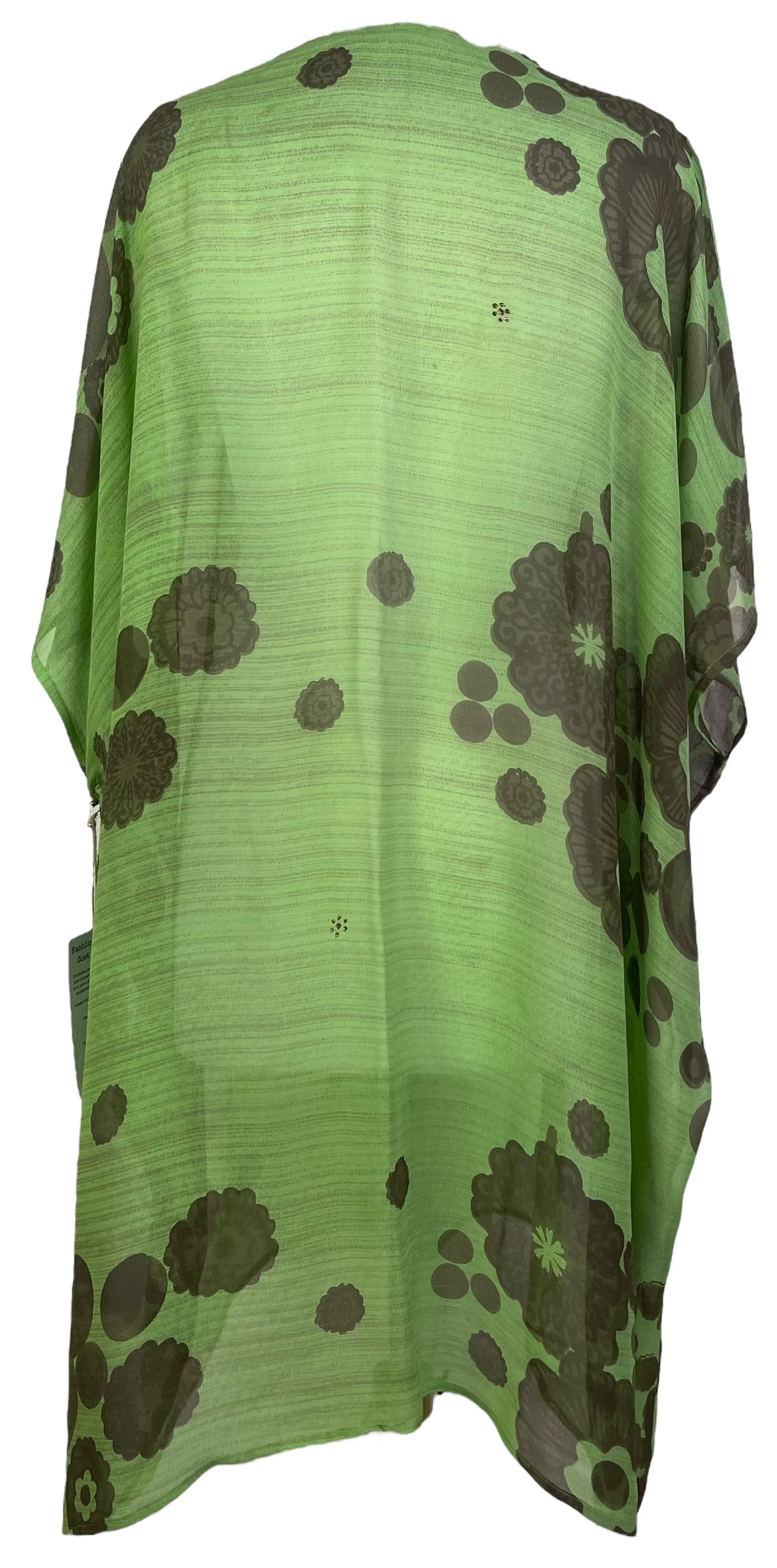 PRG7527 Sheer Avatar Pure Silk Midi Length Kaftan