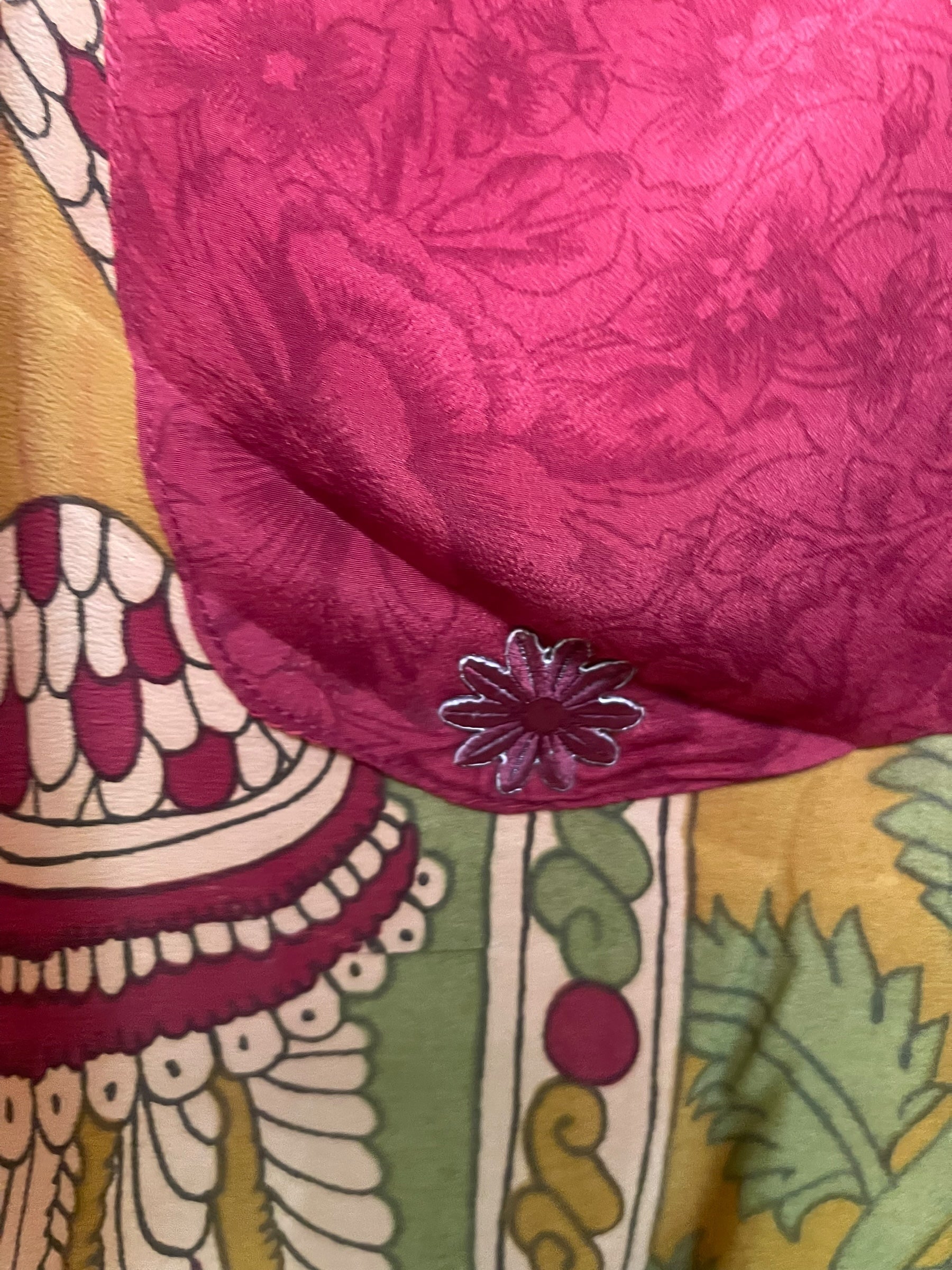 PRC7730 Avatar Pure Silk Boxy Babydoll Dress