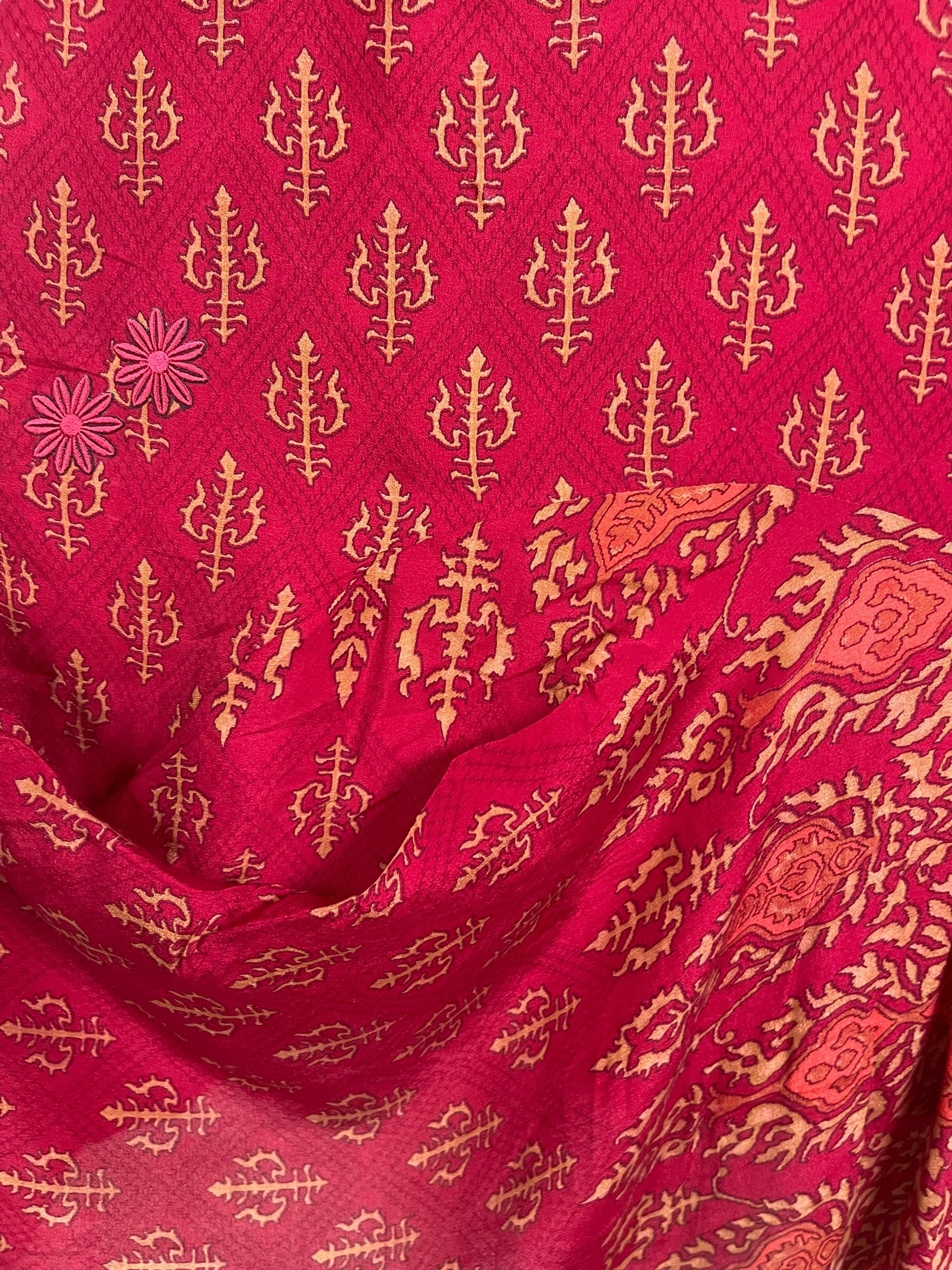 PRC7794 Avatar Pure Silk Self Pocket Tunic Dress