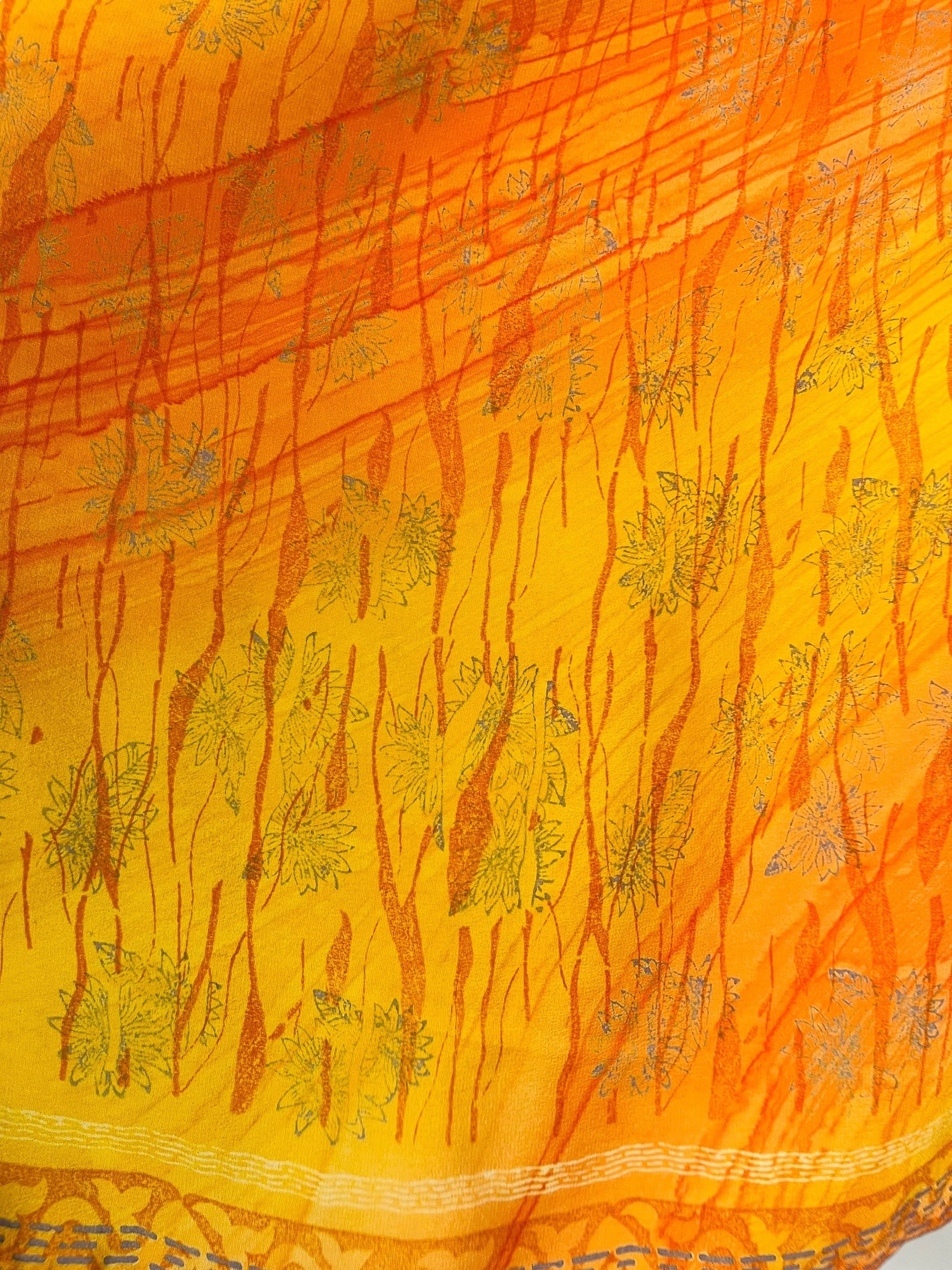 PRC7611 Pure Silk Wabi Sabi Capelet Poncho