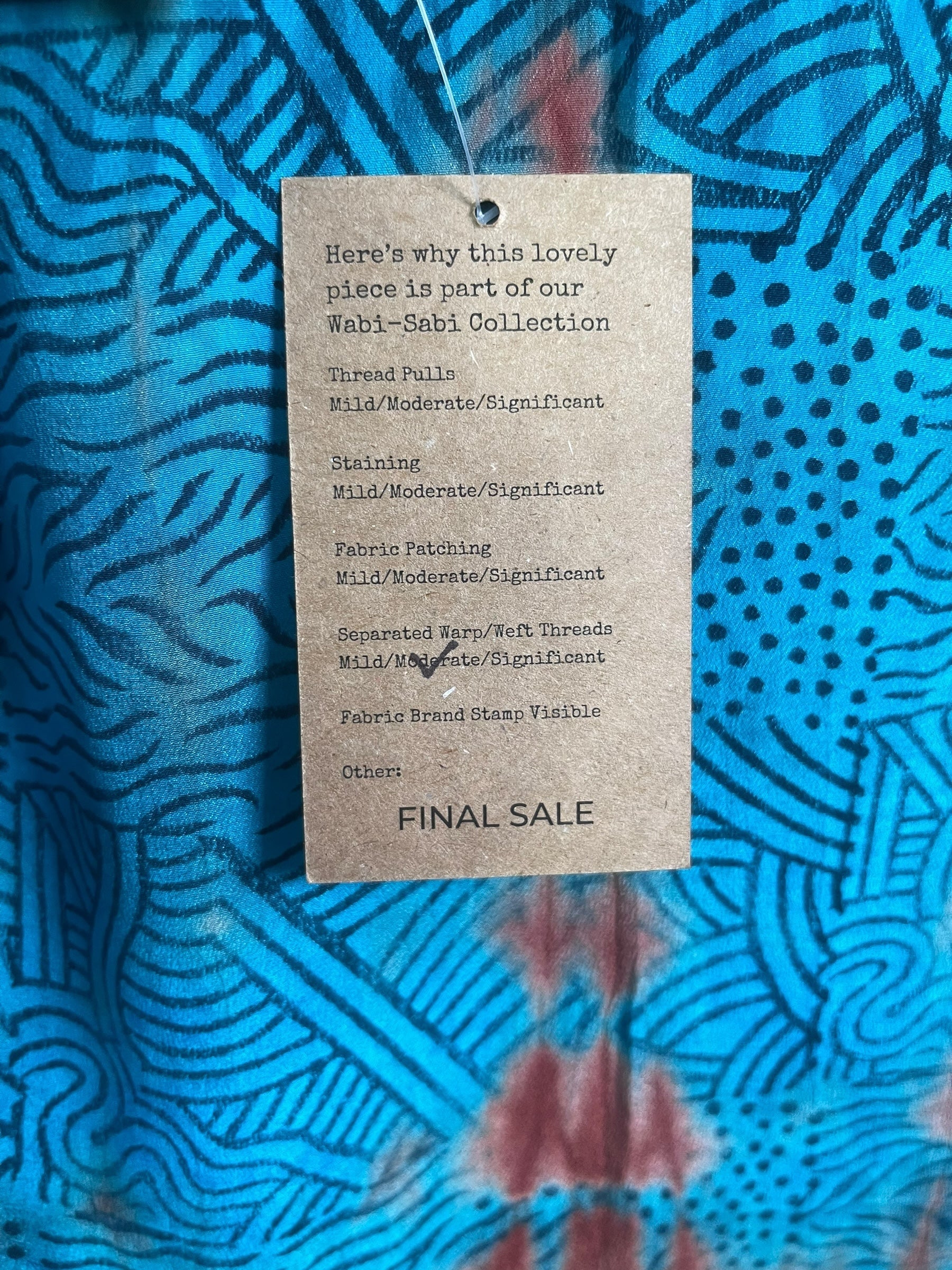 PRC8451 Wabi Sabi Pure Silk Long Tunic with Side Ties