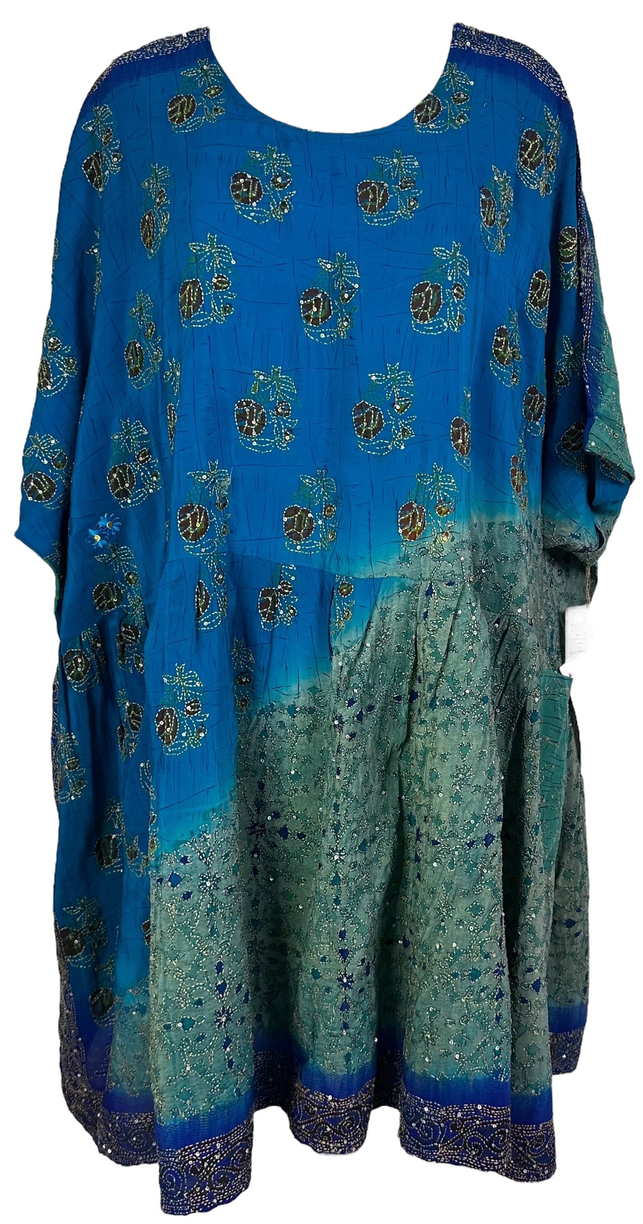 FORAGE PRC3775 Avatar Pure Silk Boxy Babydoll Dress