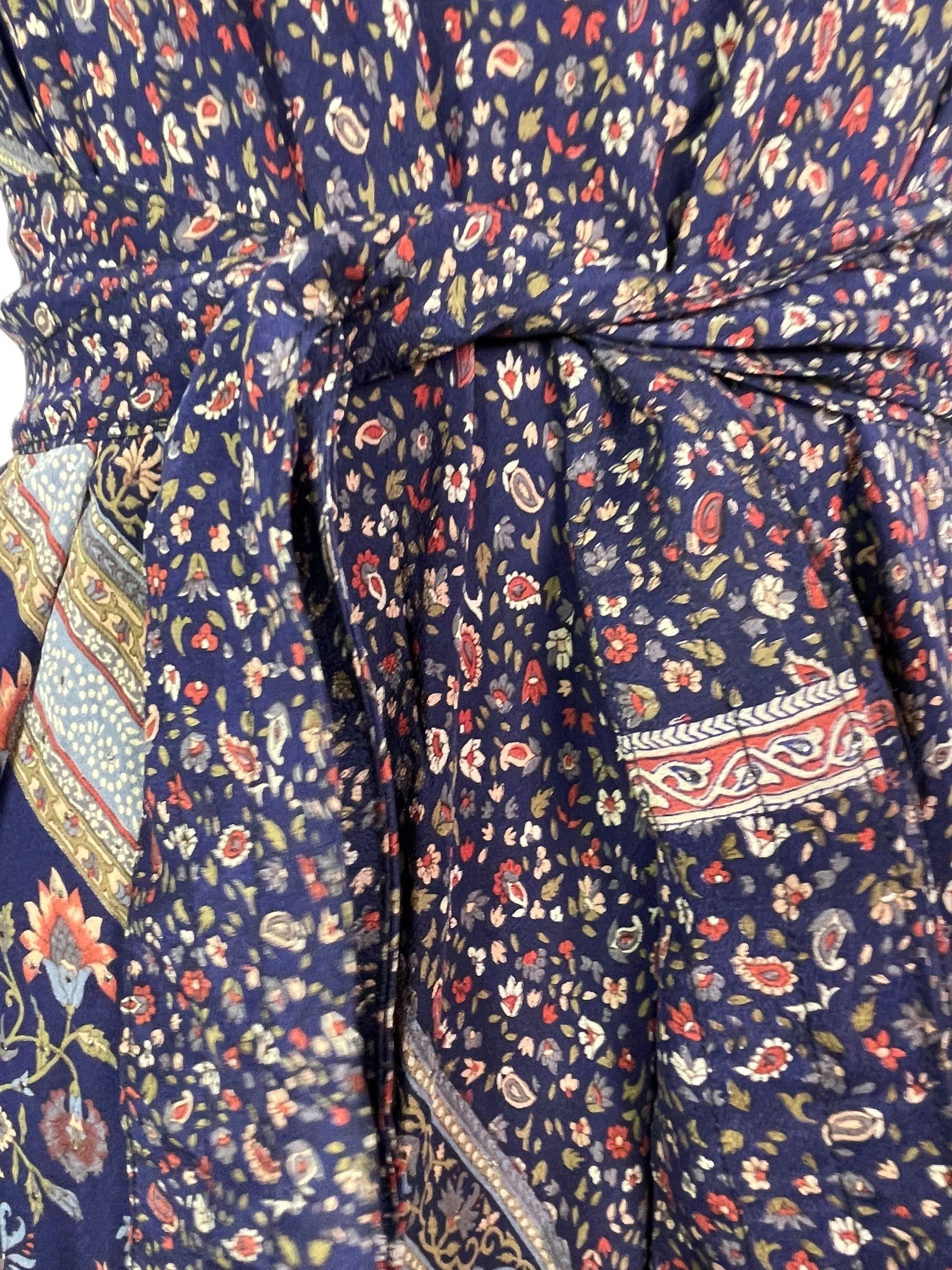 PRC7665 Avatar Pure Silk Maxi Dress with Belt