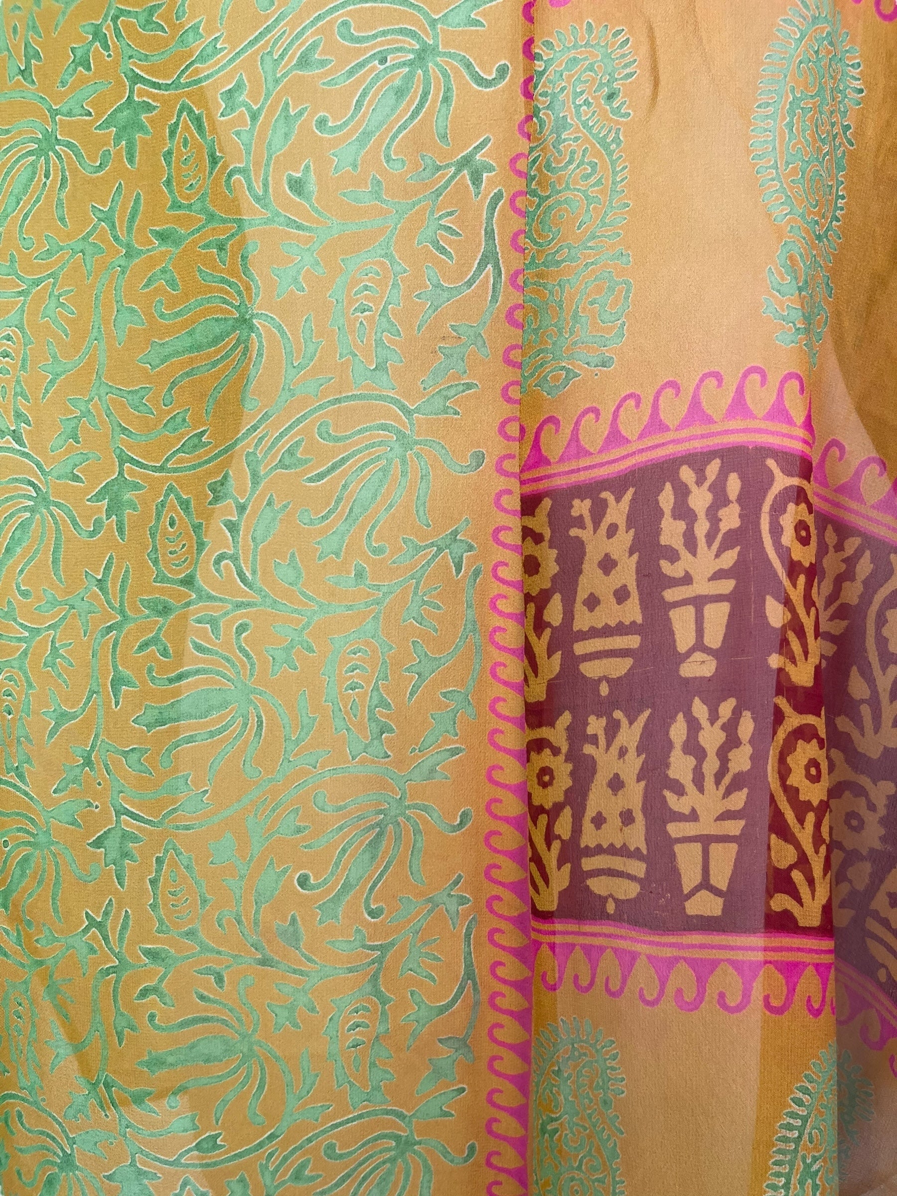 PRG7560 Sheer Avatar Pure Silk Waterfall Top