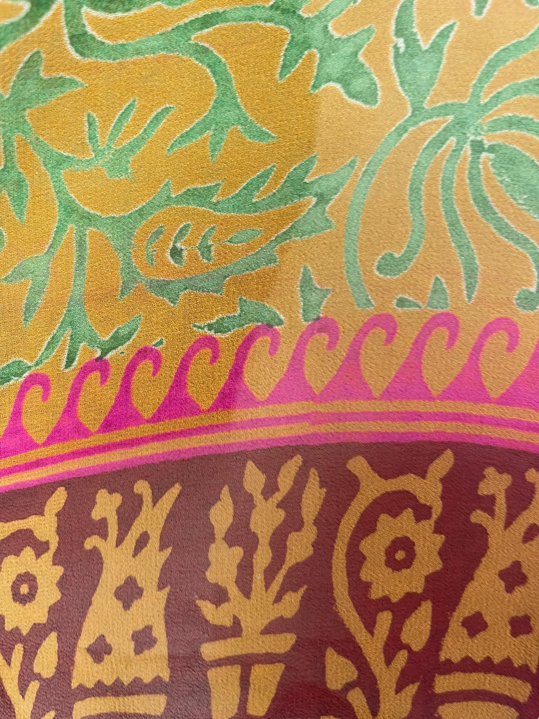 PRG7560 Avatar Pure Silk Kimono-Sleeved Top