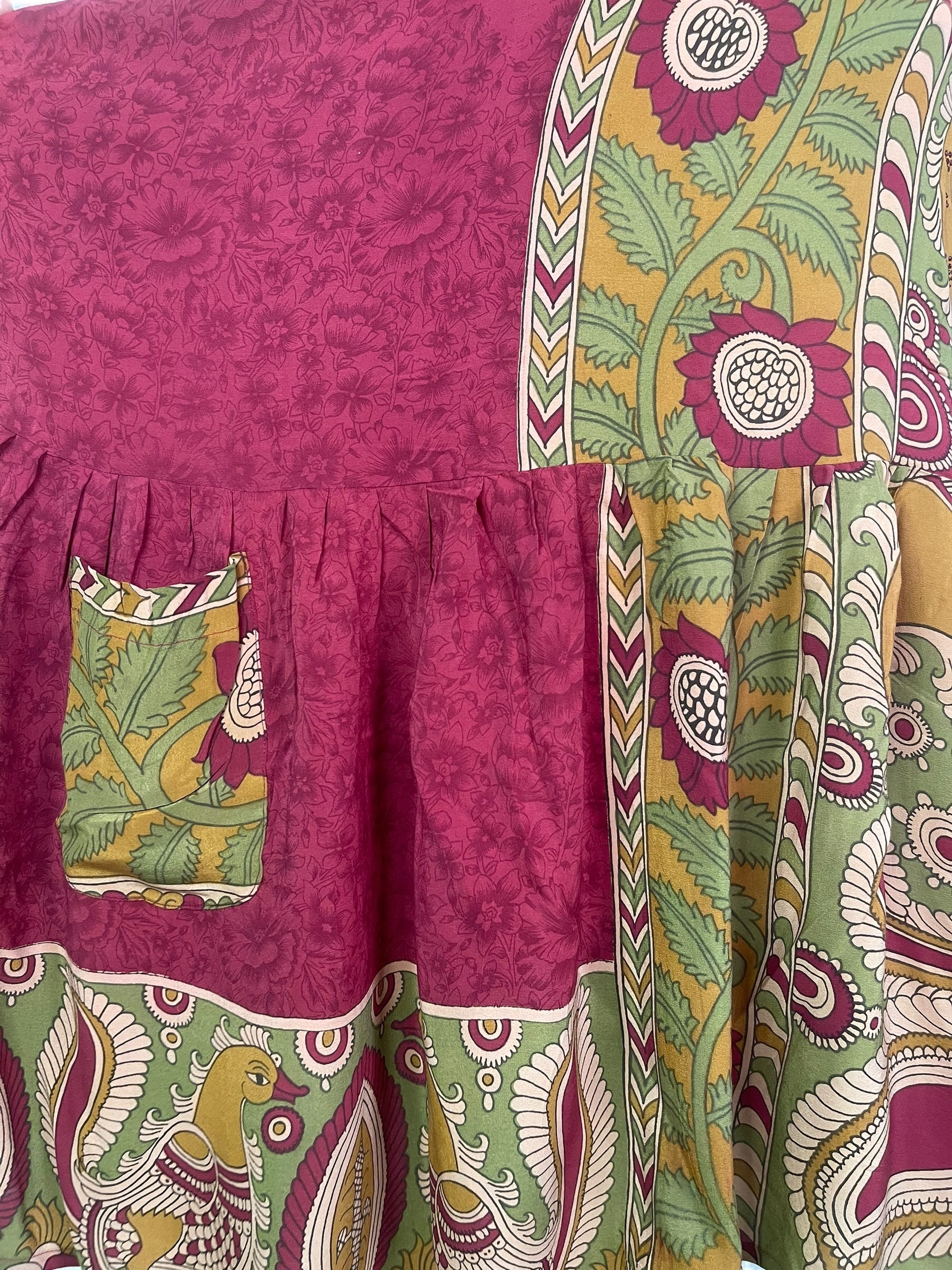 PRC7730 Avatar Pure Silk Boxy Babydoll Dress