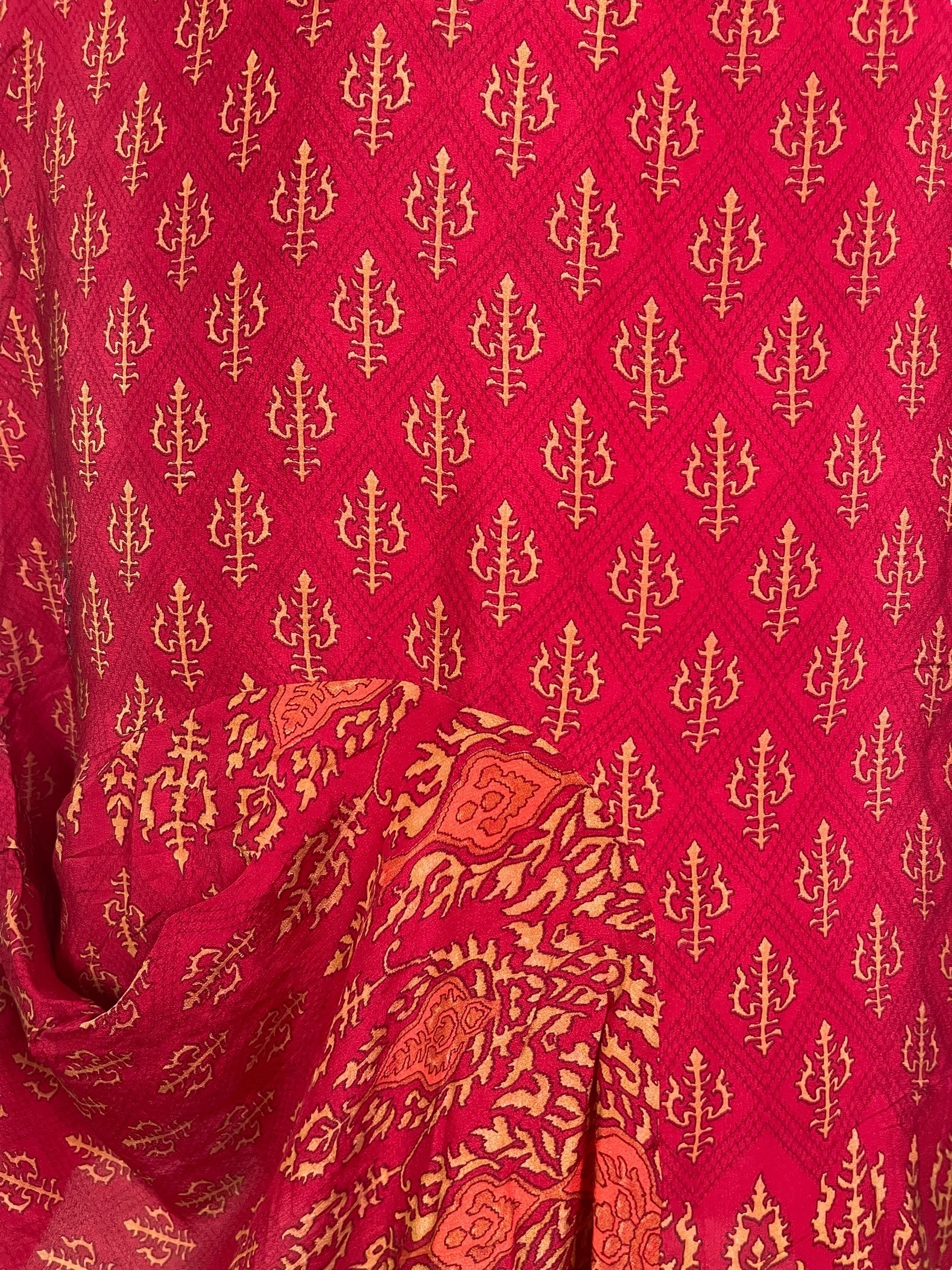 PRC7794 Avatar Pure Silk Self Pocket Tunic Dress