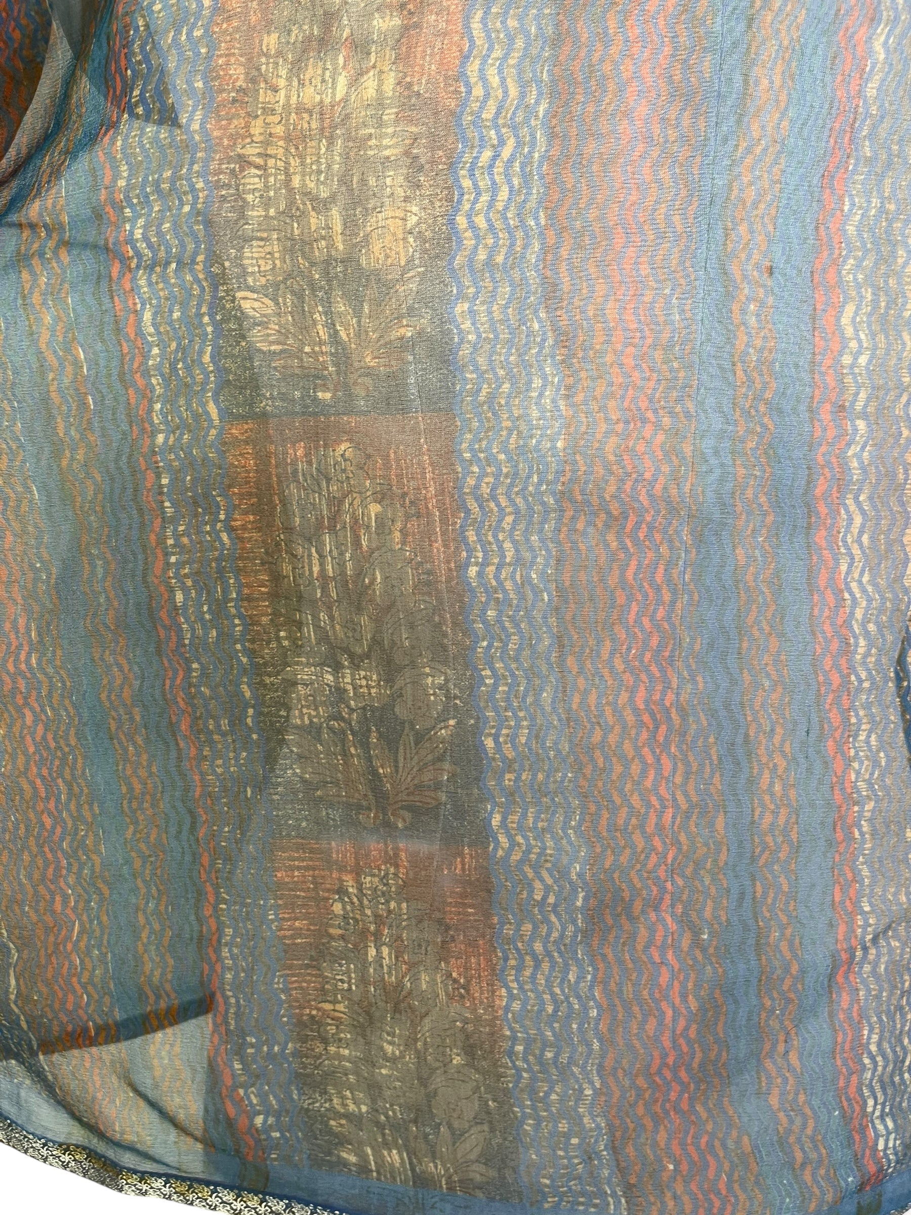 PREVIEW PRG6605 Sheer Avatar Pure Silk Boxy Top by MARCH2026 – Handmade ethical Boxy Top from sariKNOTsari using upcycled silk. Designed in Canada for travel and slow fashion, loved from Toronto to LA to Sydney.