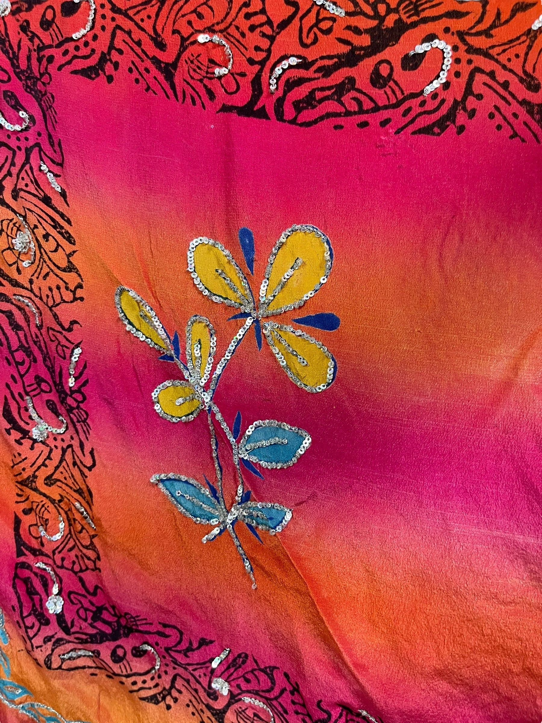 PRC7236 Avatar Pure Silk Maxi Dress with Belt