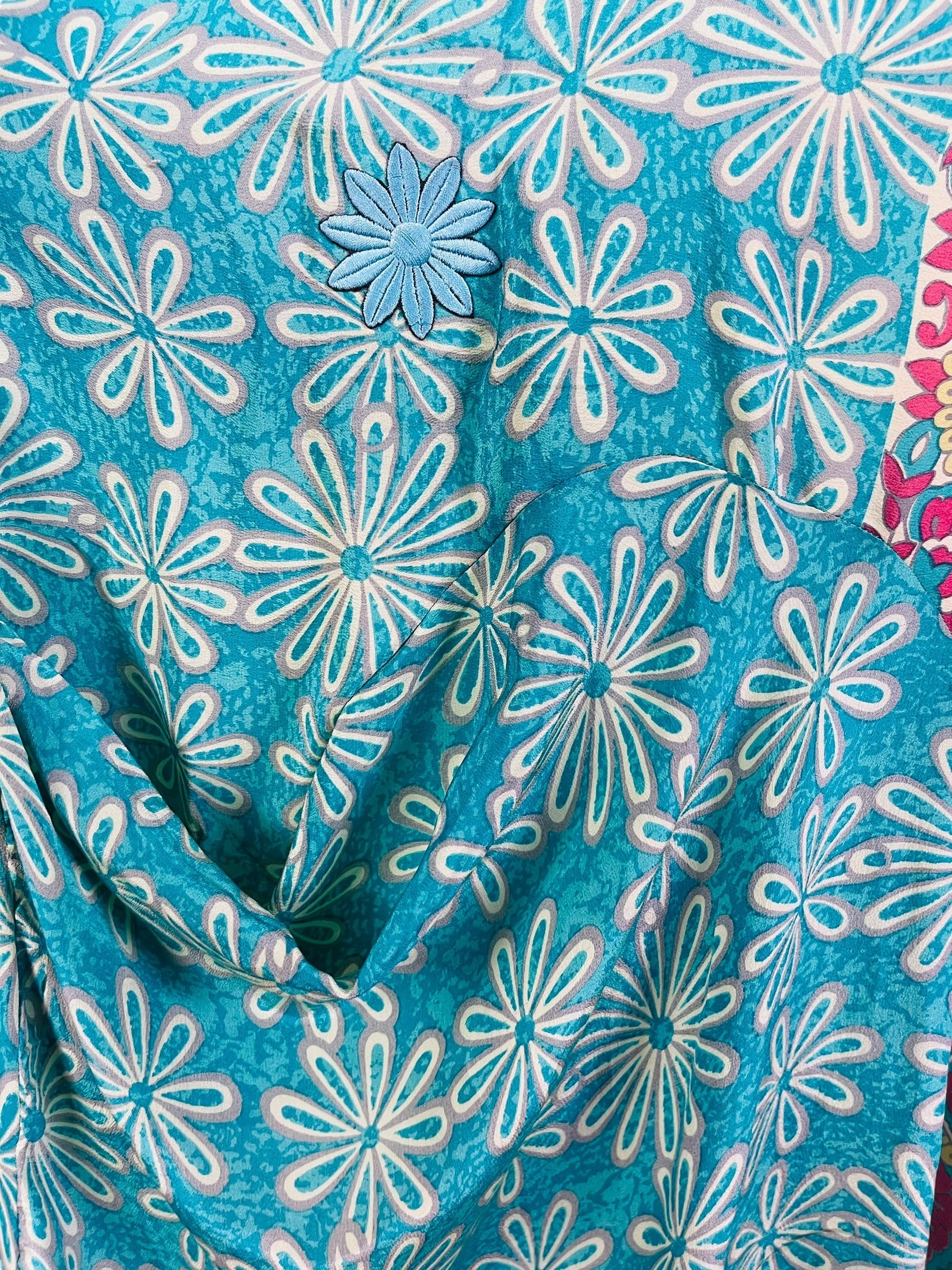 PRC6821 Wabi Sabi Pure Silk Self Pocket Tunic Dress