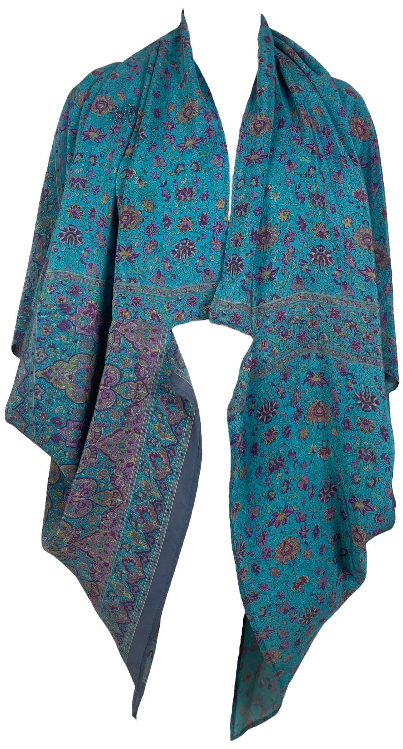 PRG7573 Sheer Avatar Pure Silk Cardigan