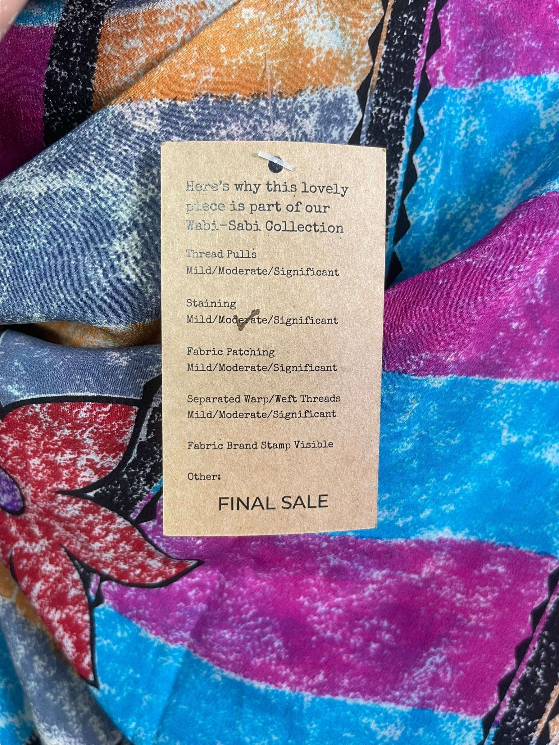 PRC7521 Wabi Sabi Pure Silk Kimono-Sleeved Jacket with Belt