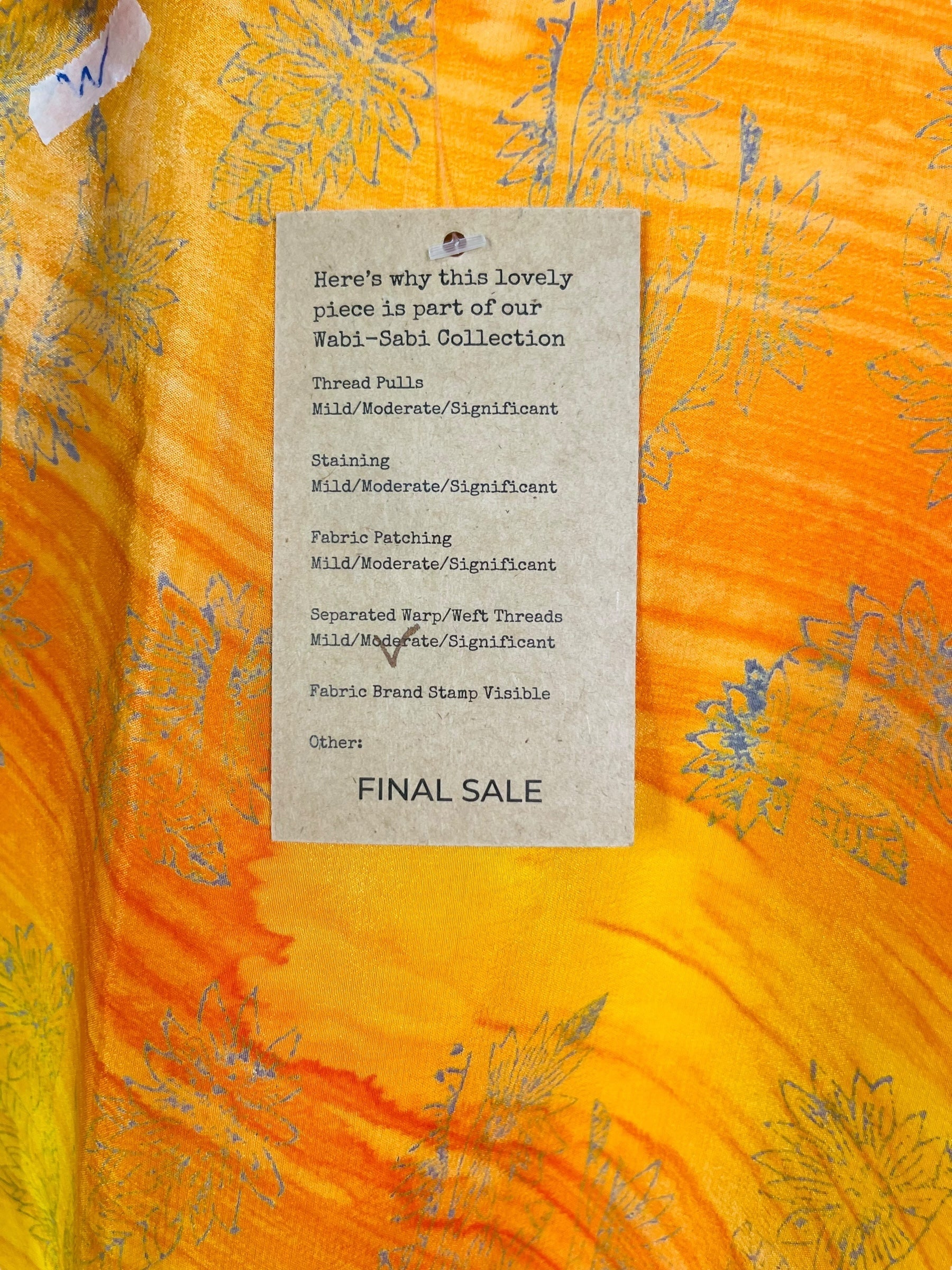 PRC7611 Pure Silk Wabi Sabi Capelet Poncho