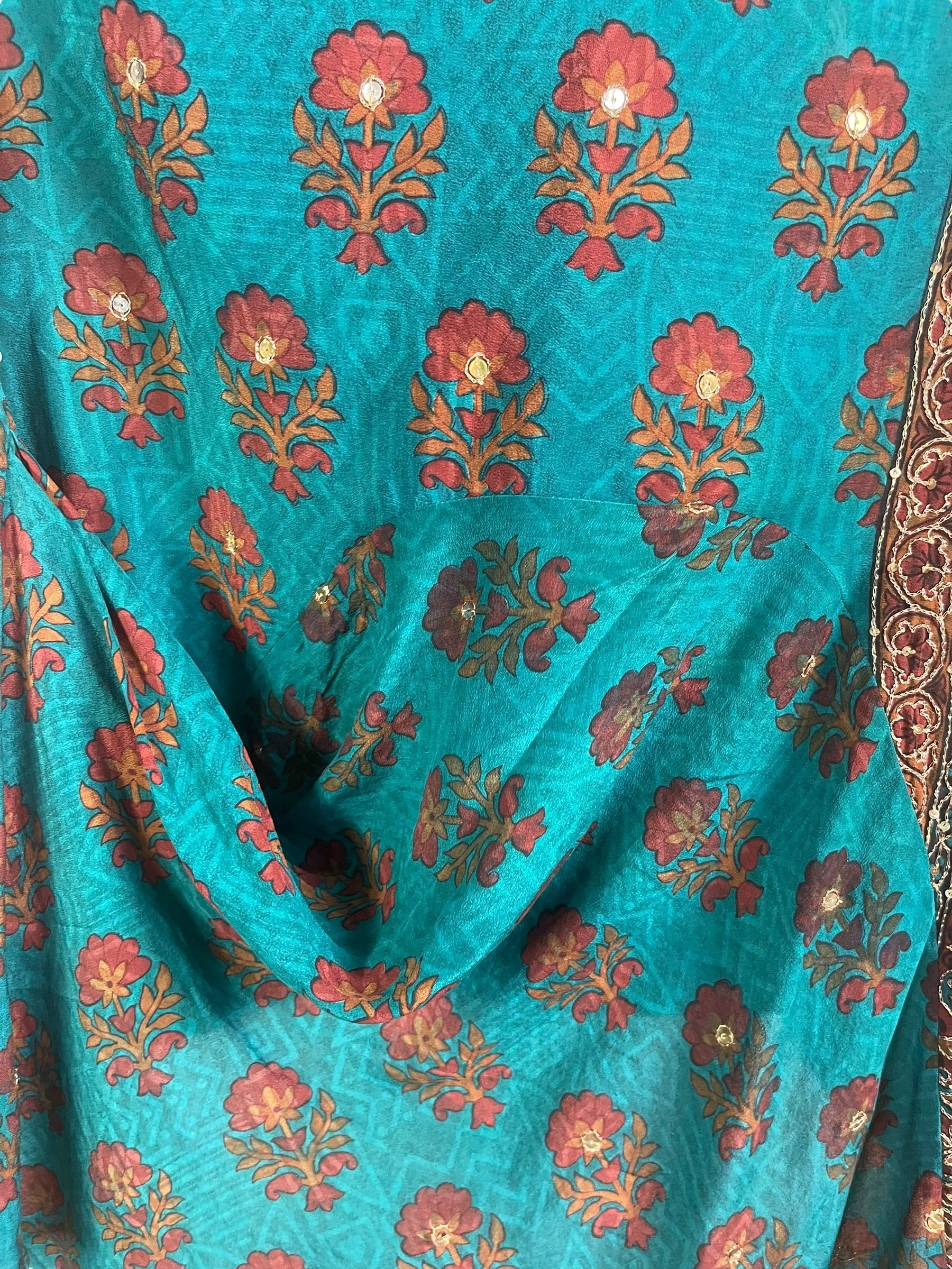 PRC7950 Wabi Sabi Pure Silk Self Pocket Tunic Dress