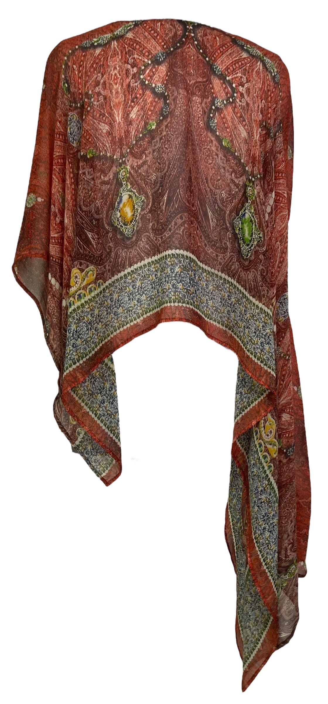 PRG8173 Sheer Avatar Pure Silk Versatile Vest