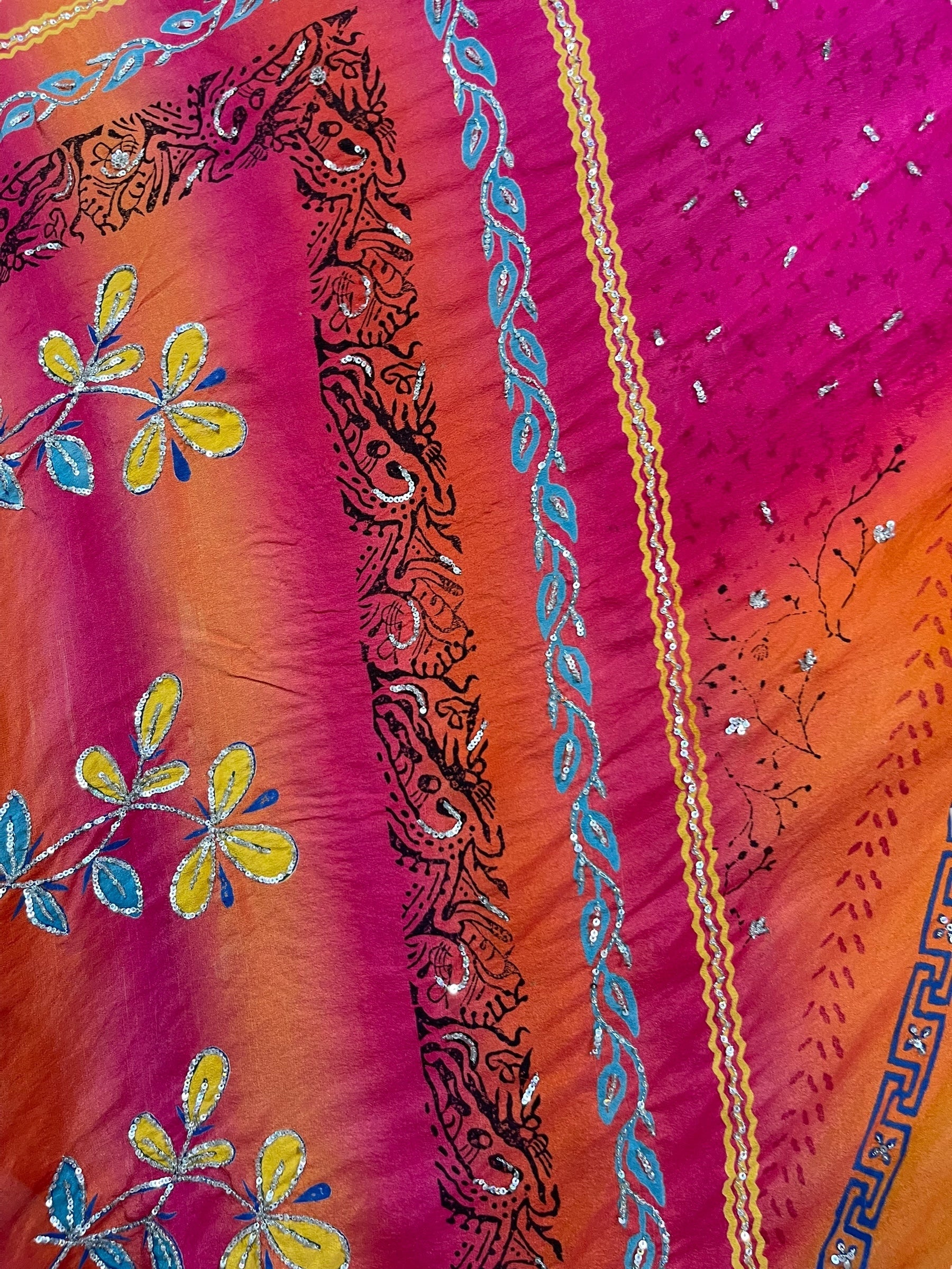 PRC7236 Avatar Pure Silk Maxi Dress with Belt