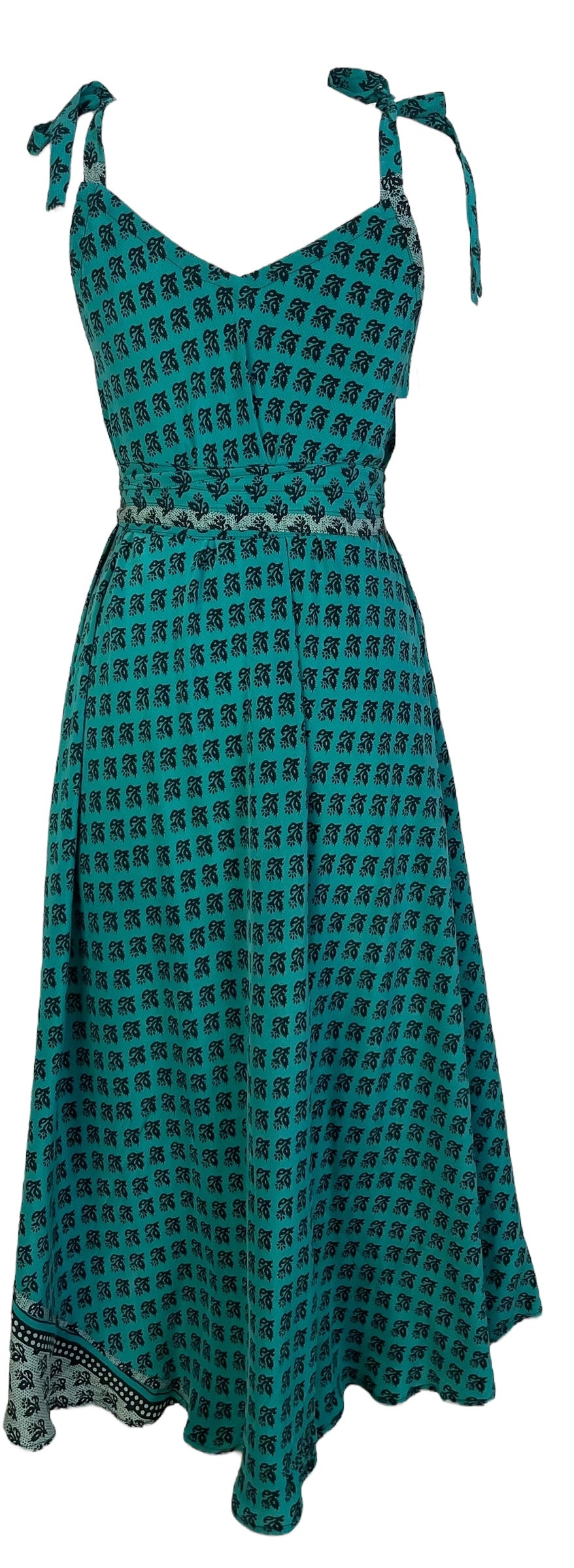 PRC7242 Avatar Pure Silk Maxi Dress with Belt