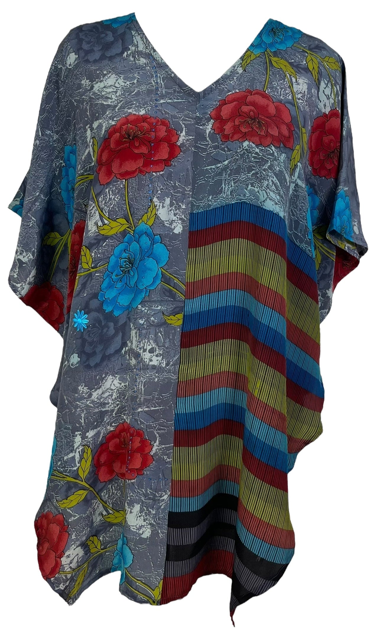 PRC7282 Wabi Sabi Pure Silk Waterfall Top