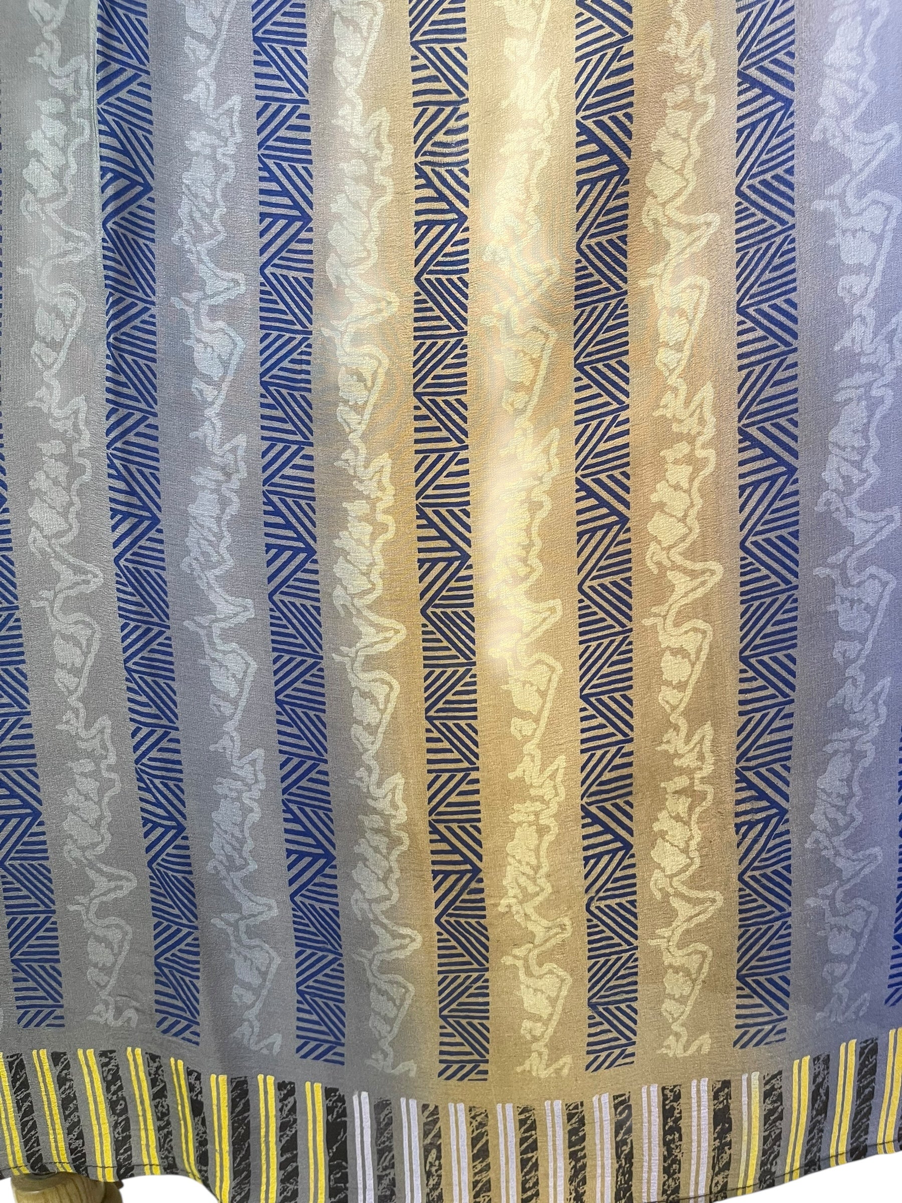 PRC7640 Wabi Sabi Pure Silk One Shoulder Dress