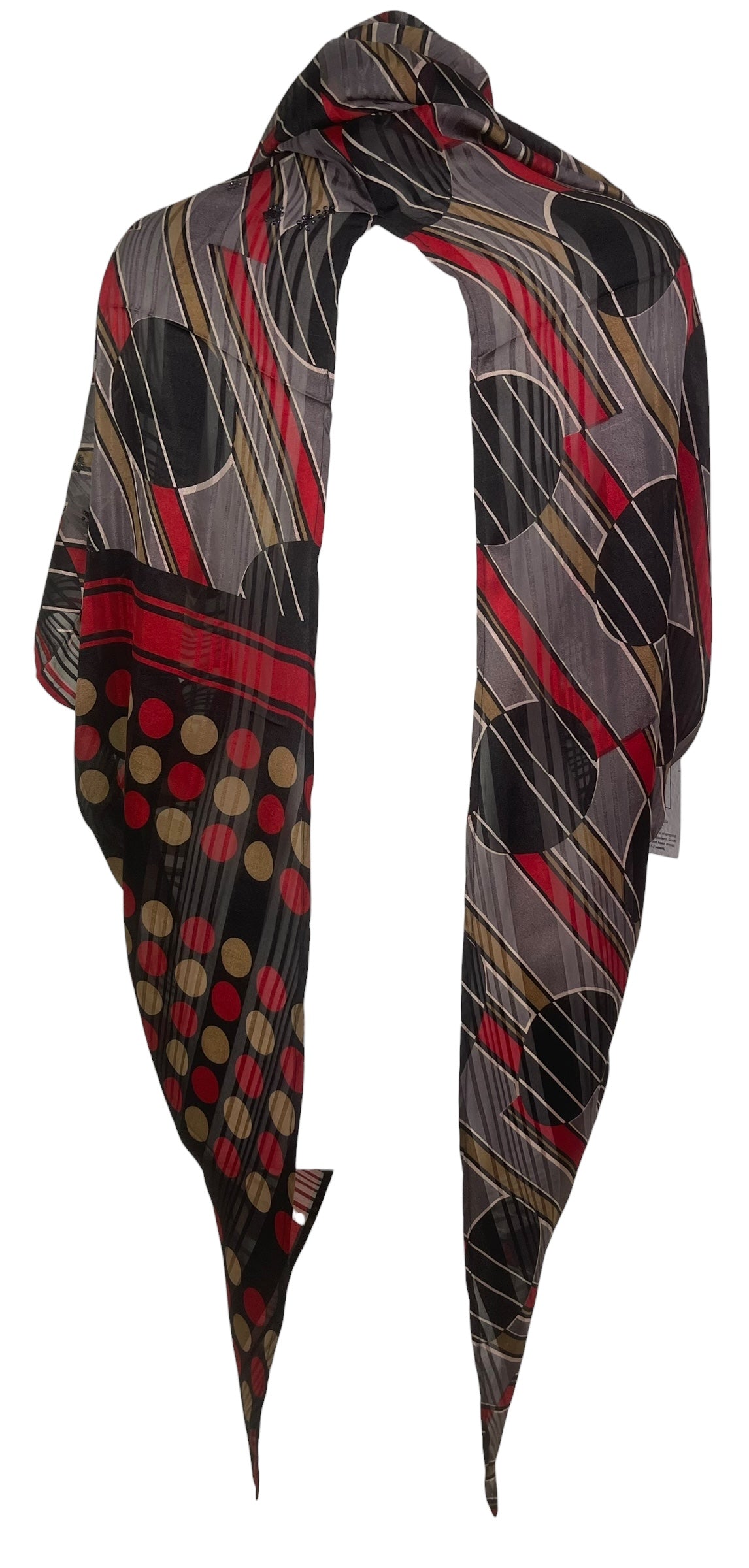 PREVIEW PRG8604 Sheer Avatar Pure Silk Cardigan by FEBRUARY2026 – Handmade ethical Cardigan from sariKNOTsari using upcycled silk. Designed in Canada for travel and slow fashion, loved from Toronto to LA to Sydney.