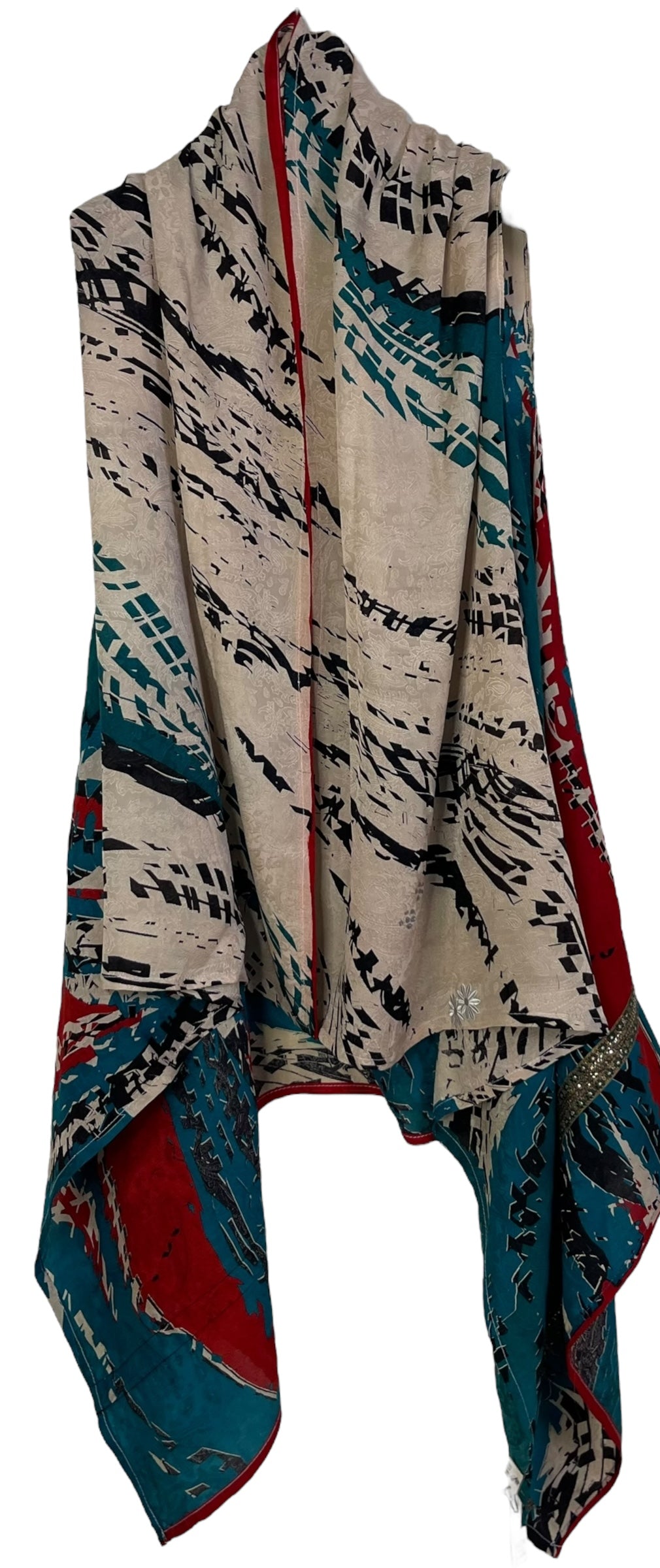 PRC7842 Avatar Pure Silk Maxi Dress with Belt