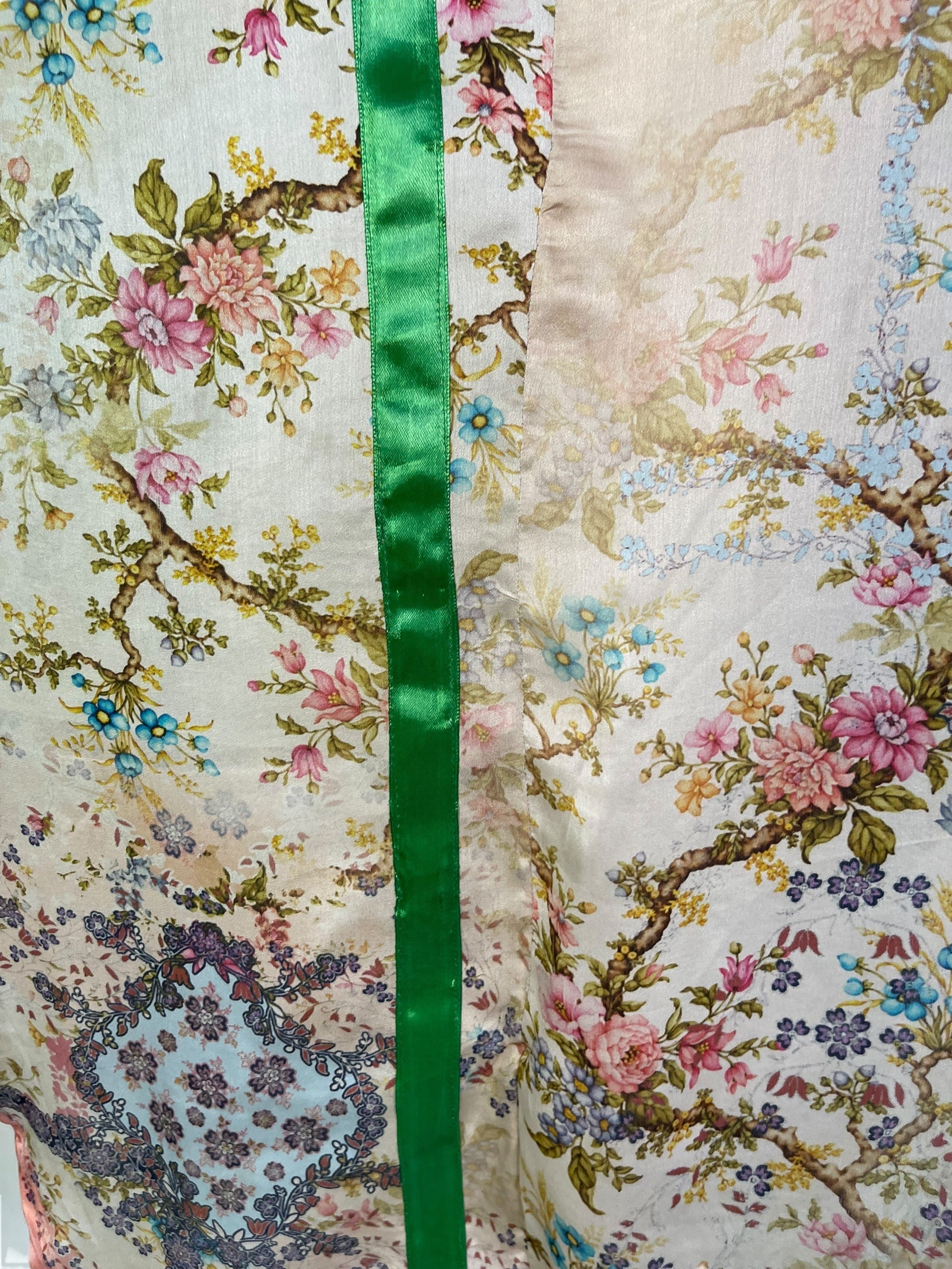 PRG6964 Sheer Sheer Avatar Pure Silk Waterfall Top