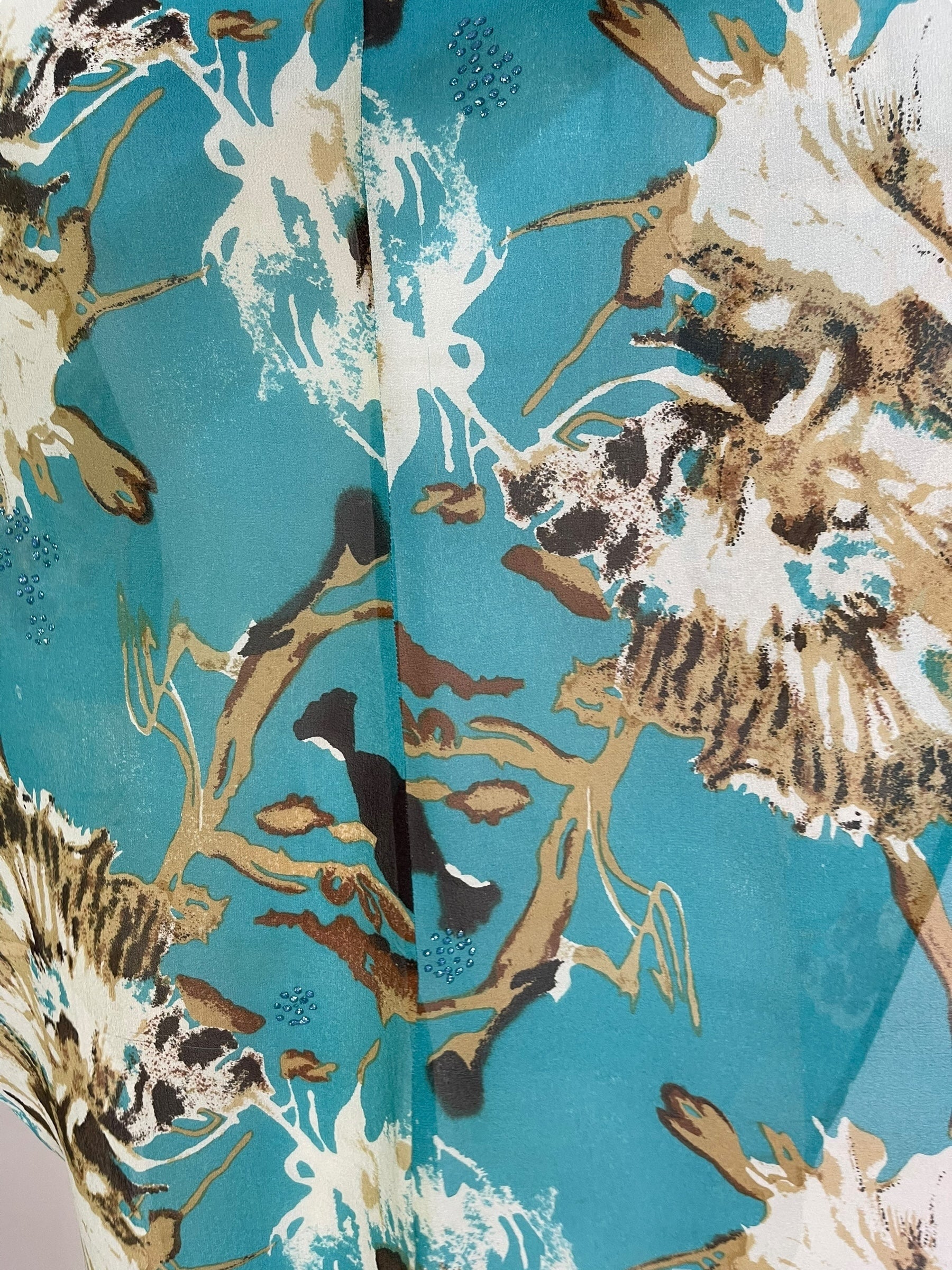 PRC6980 Avatar Pure Silk Waterfall Top