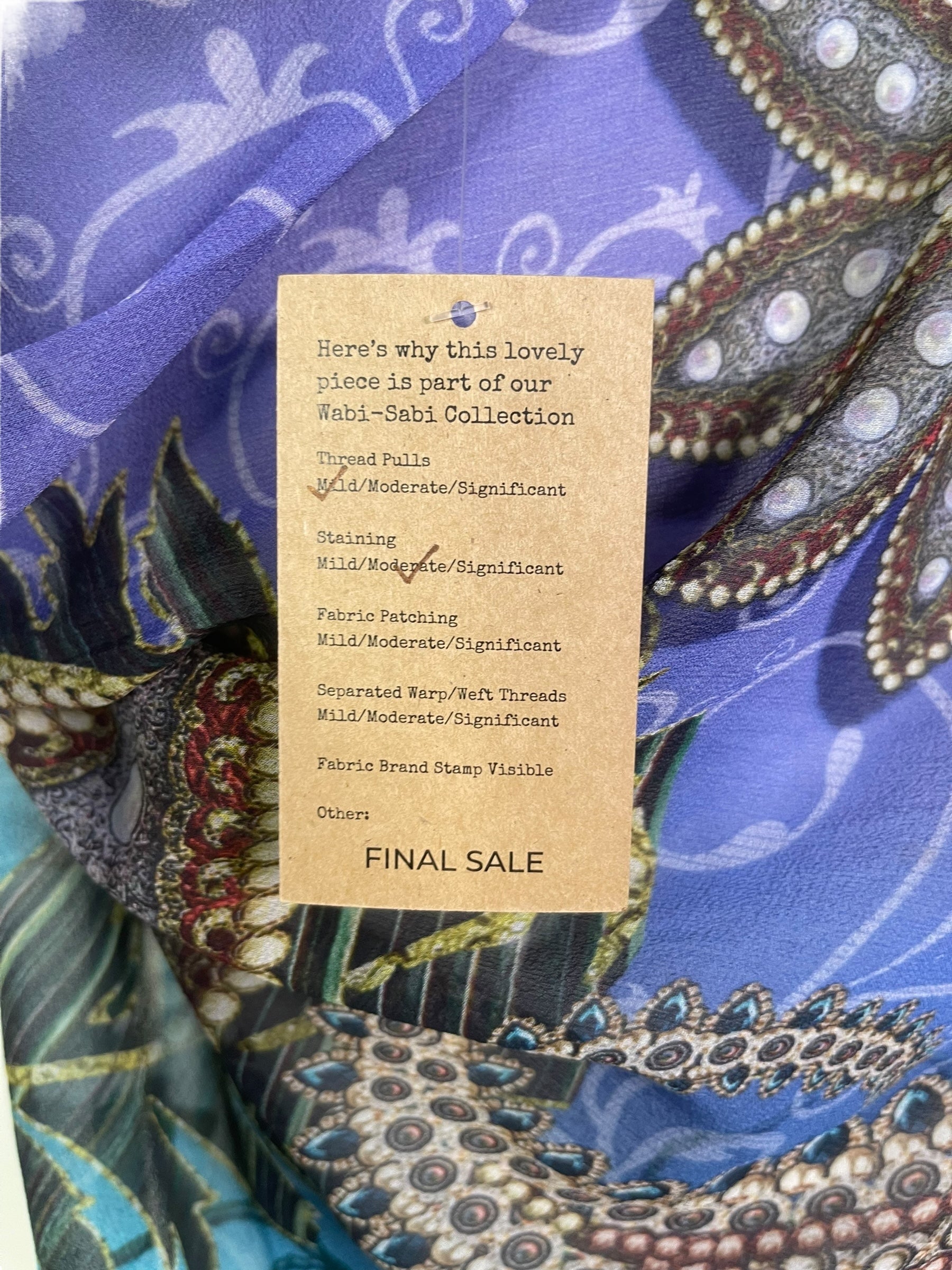 PRG7790 Sheer Wabi Sabi Pure Silk Versatile Vest