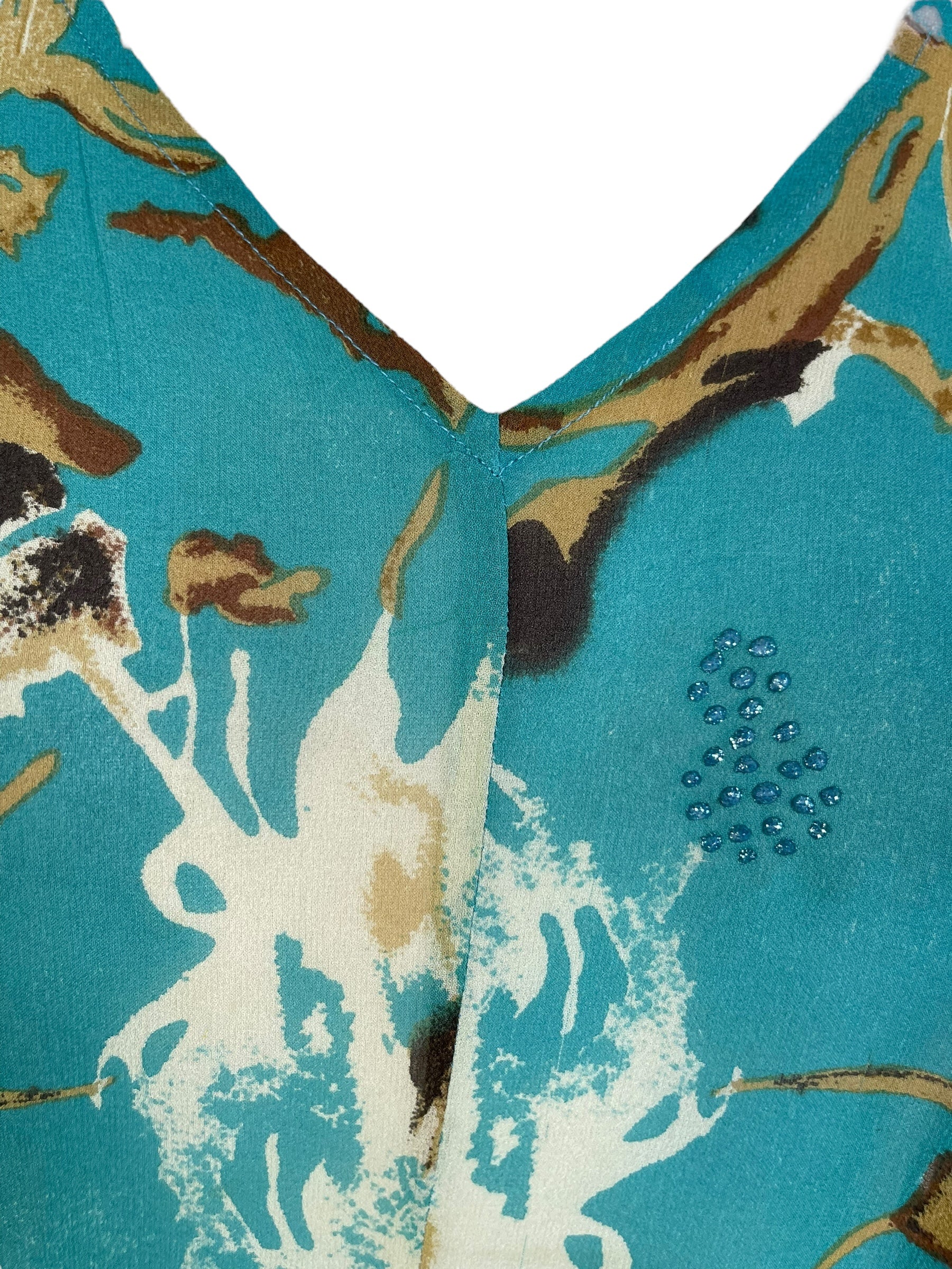 PRC6980 Avatar Pure Silk Waterfall Top