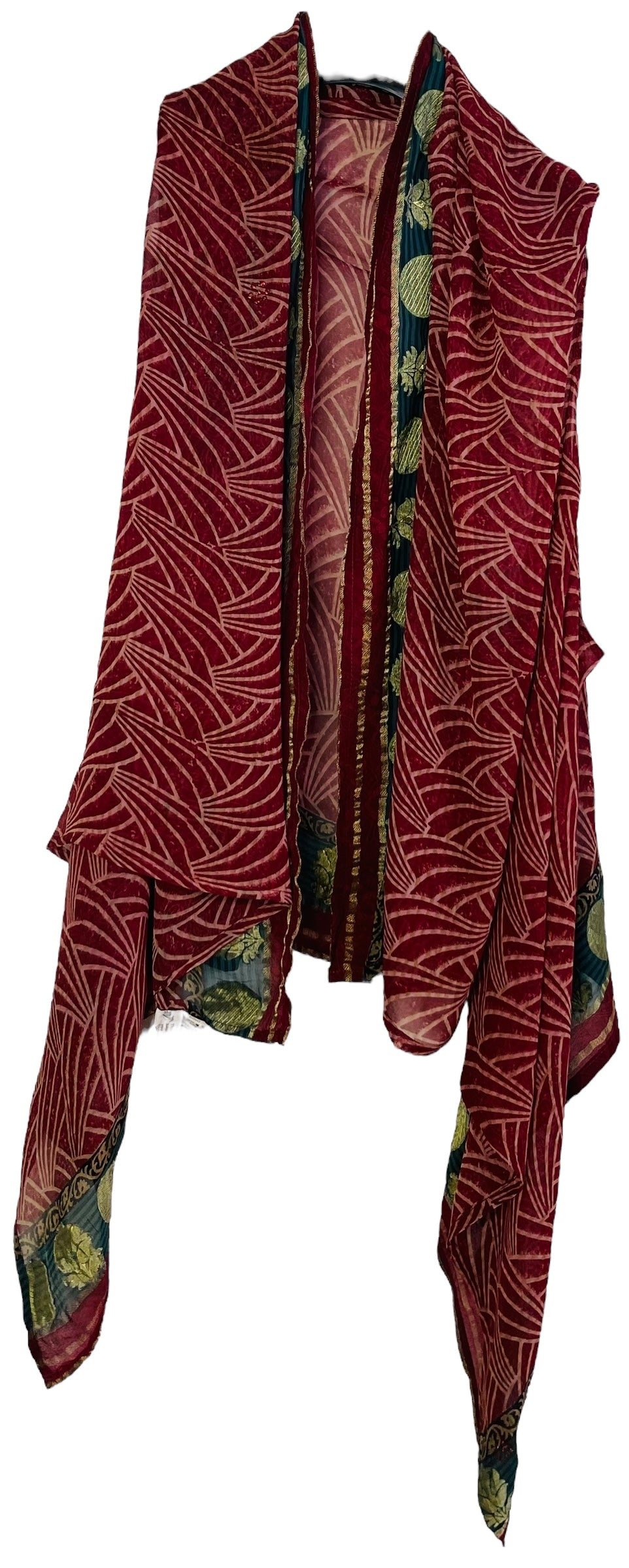 PRG7138 Sheer Wabi Sabi Pure Silk Versatile Vest