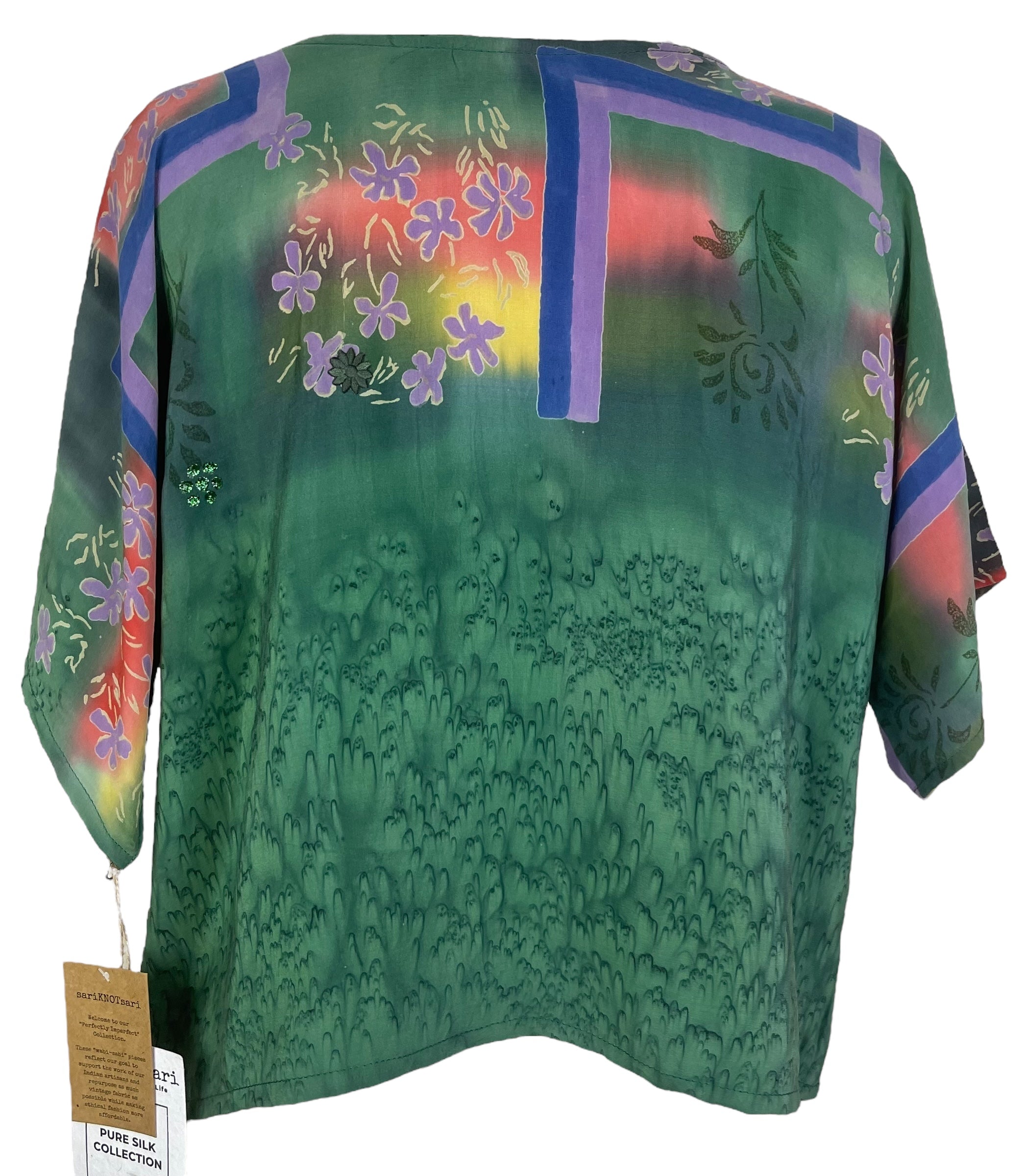 PREVIEW PRC3498 Wabi Sabi Pure Silk Boxy Top