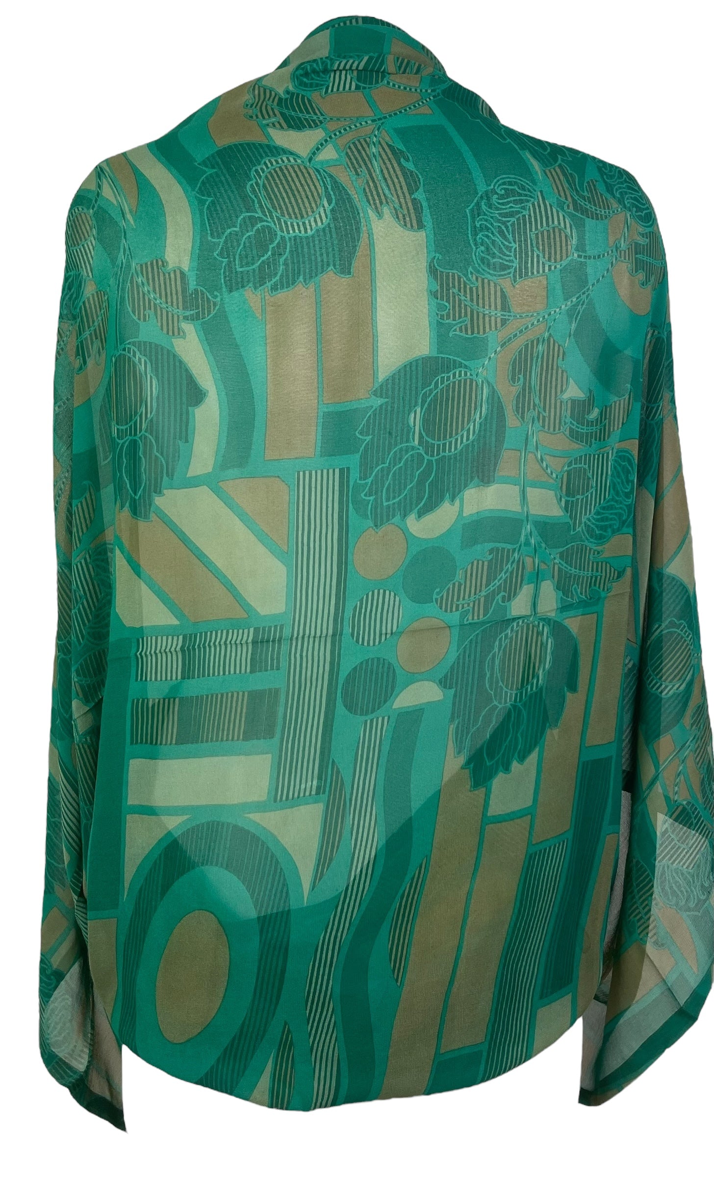 PRG8047 Sheer Wabi Sabi Pure Silk Shrug