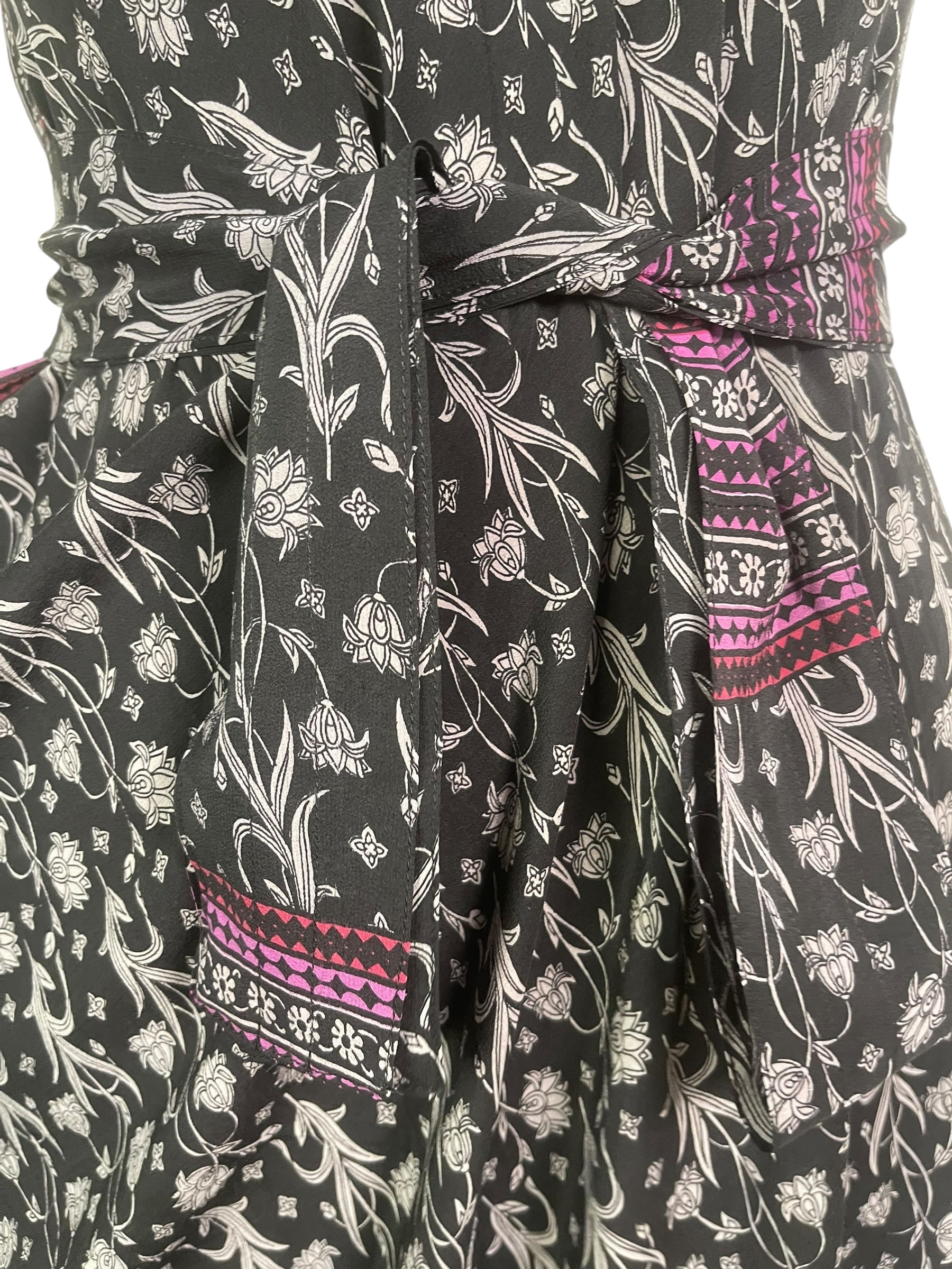 PRC8826 Avatar Pure Silk Maxi Dress with Belt
