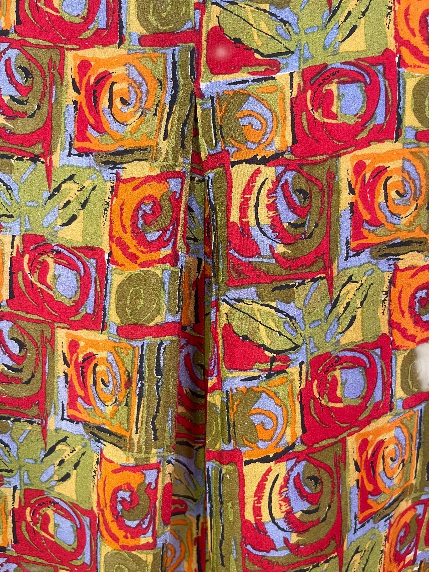 PRC8468 Avatar Pure Silk Self Pocket Tunic Dress