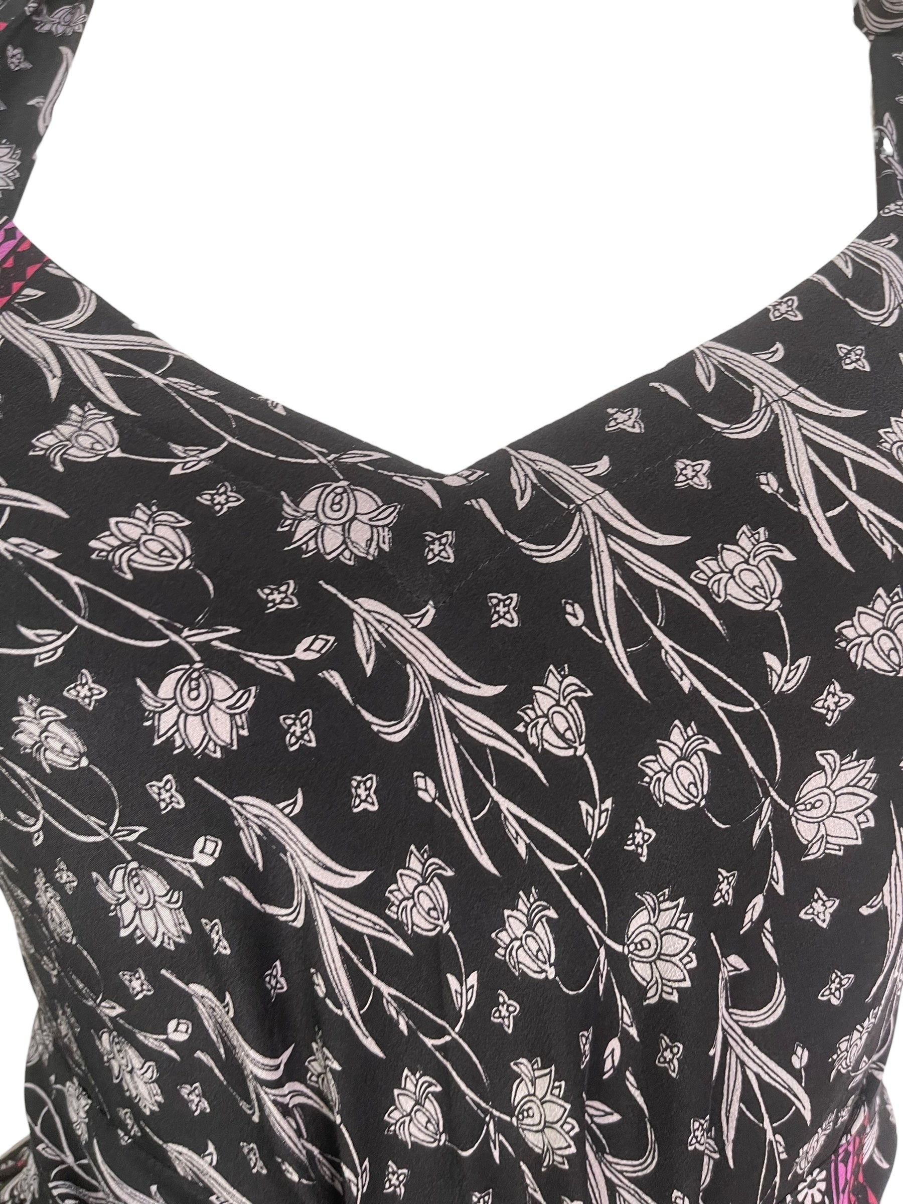 PRC8826 Avatar Pure Silk Maxi Dress with Belt