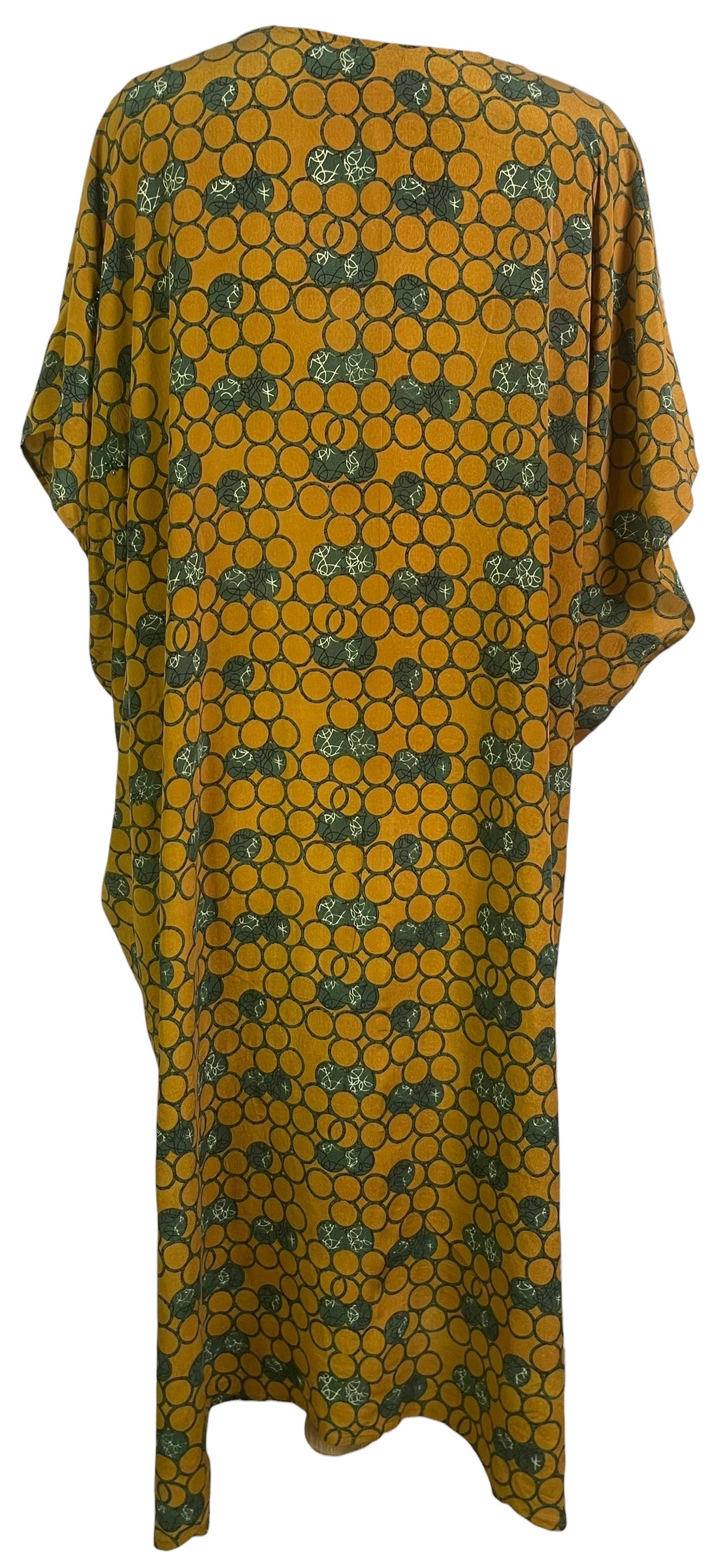 PRC8893 Avatar Pure Silk Maxi Kaftan by 15 FEBRUARY 2026 – Handmade ethical Maxi Kaftan from sariKNOTsari using upcycled silk. Designed in Canada for travel and slow fashion, loved from Toronto to LA to Sydney.