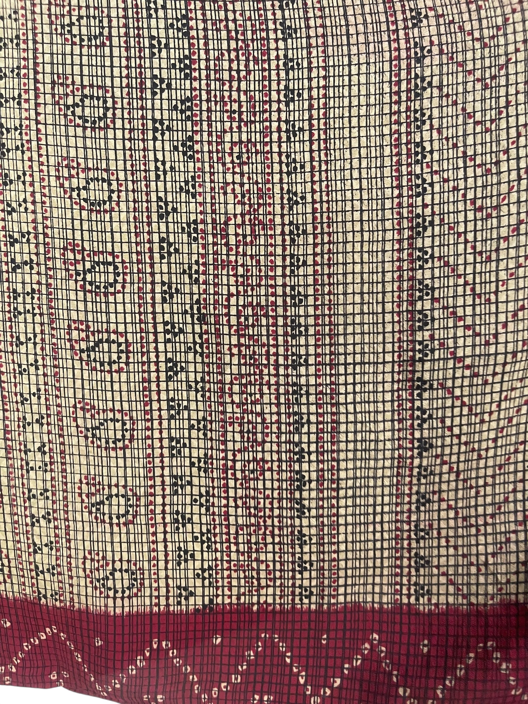 PRC7566 Avatar Pure Silk Kimono-Sleeved Top