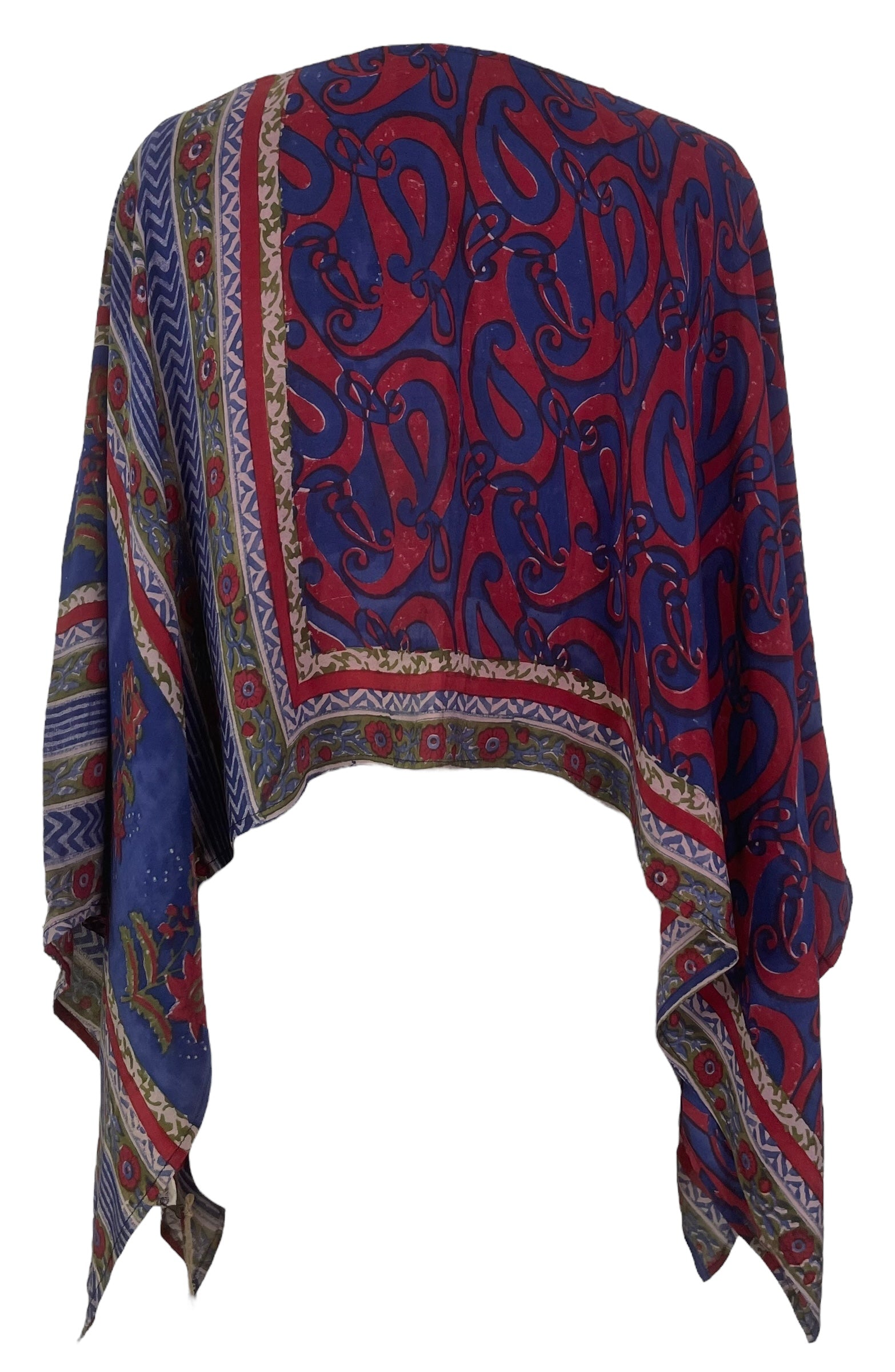 PRC7699 Avatar Pure Silk Capelet Poncho