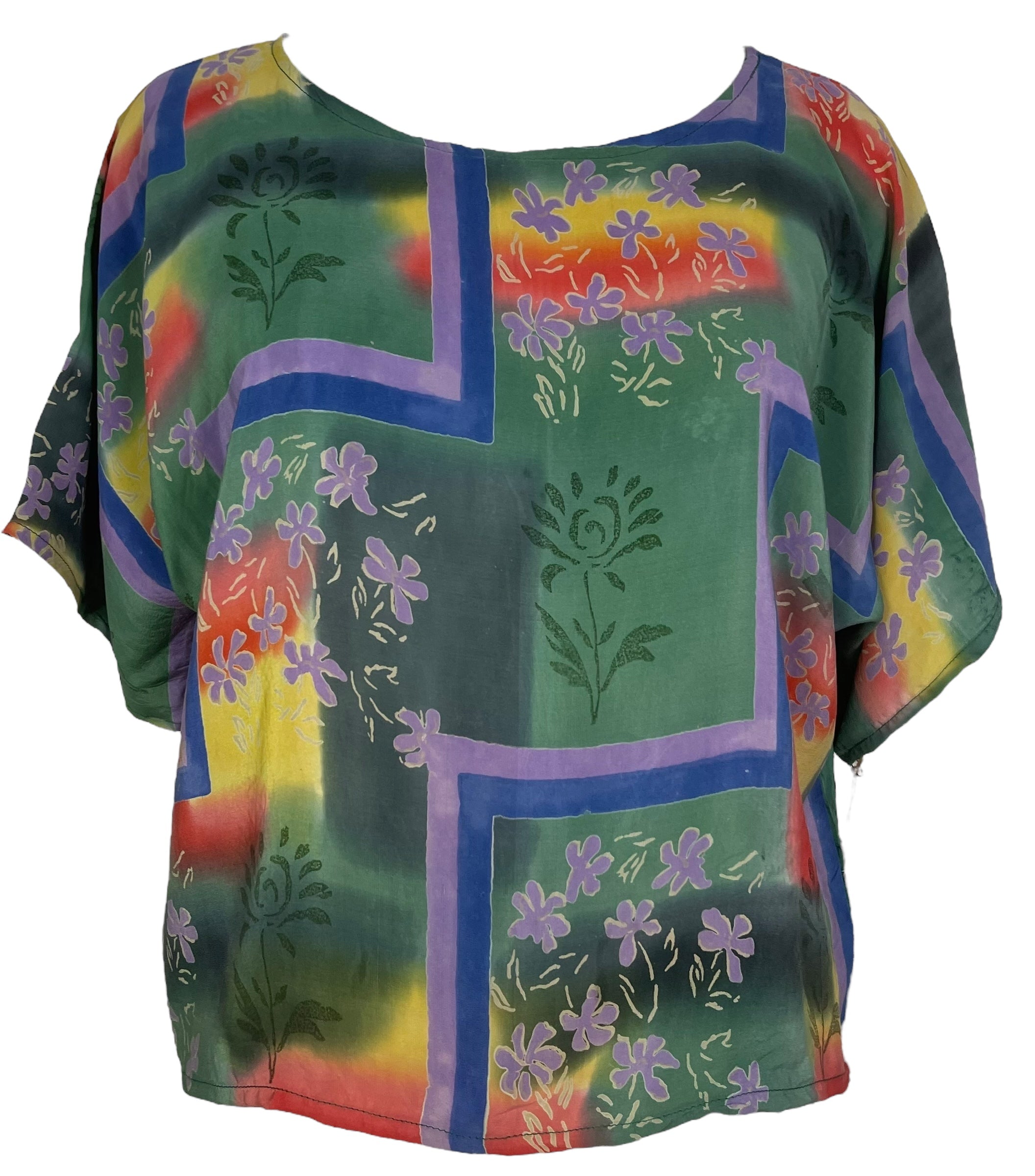 PREVIEW PRC3498 Wabi Sabi Pure Silk Boxy Top