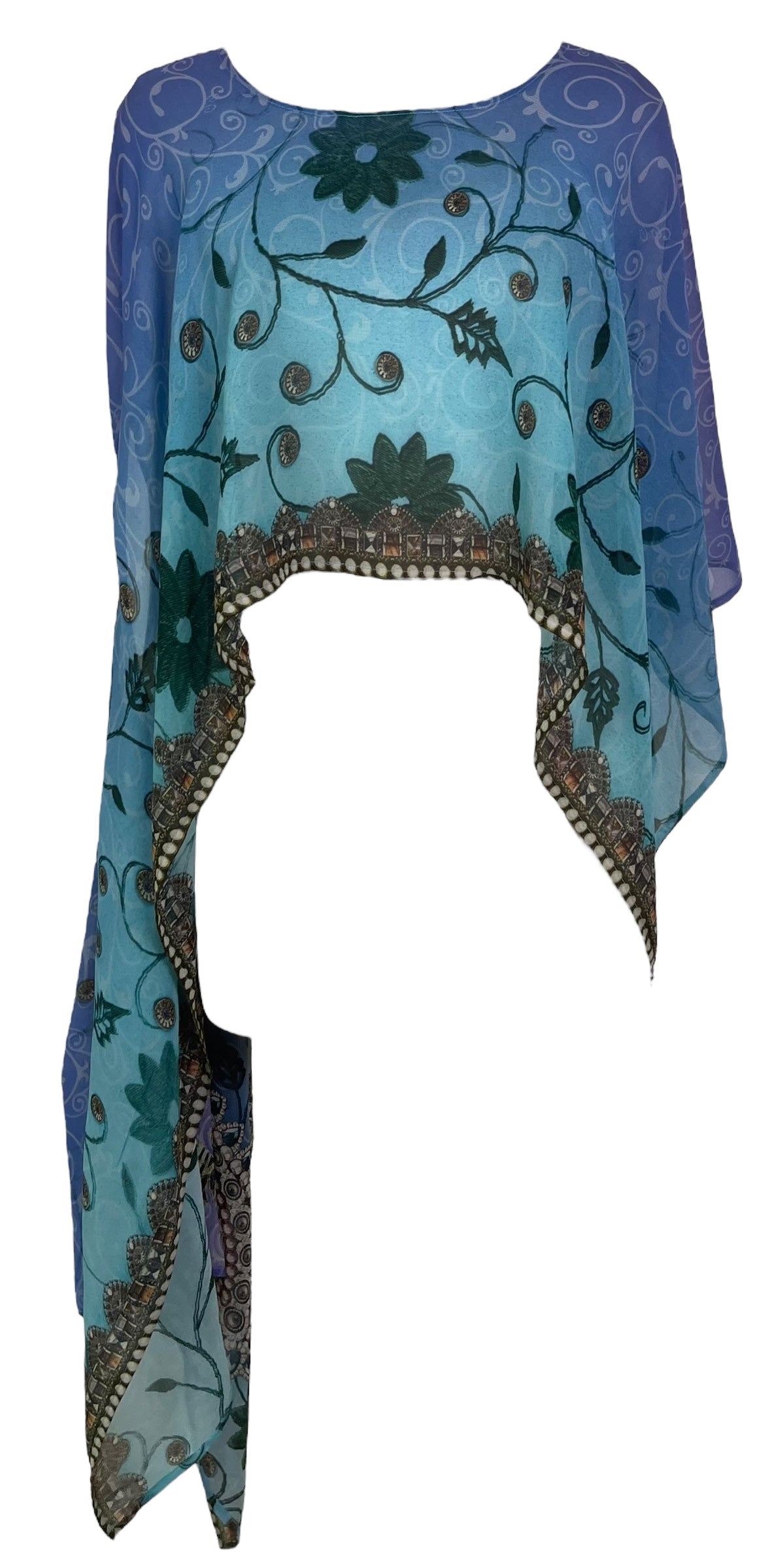 PRG7790 Sheer Wabi Sabi Pure Silk Versatile Vest