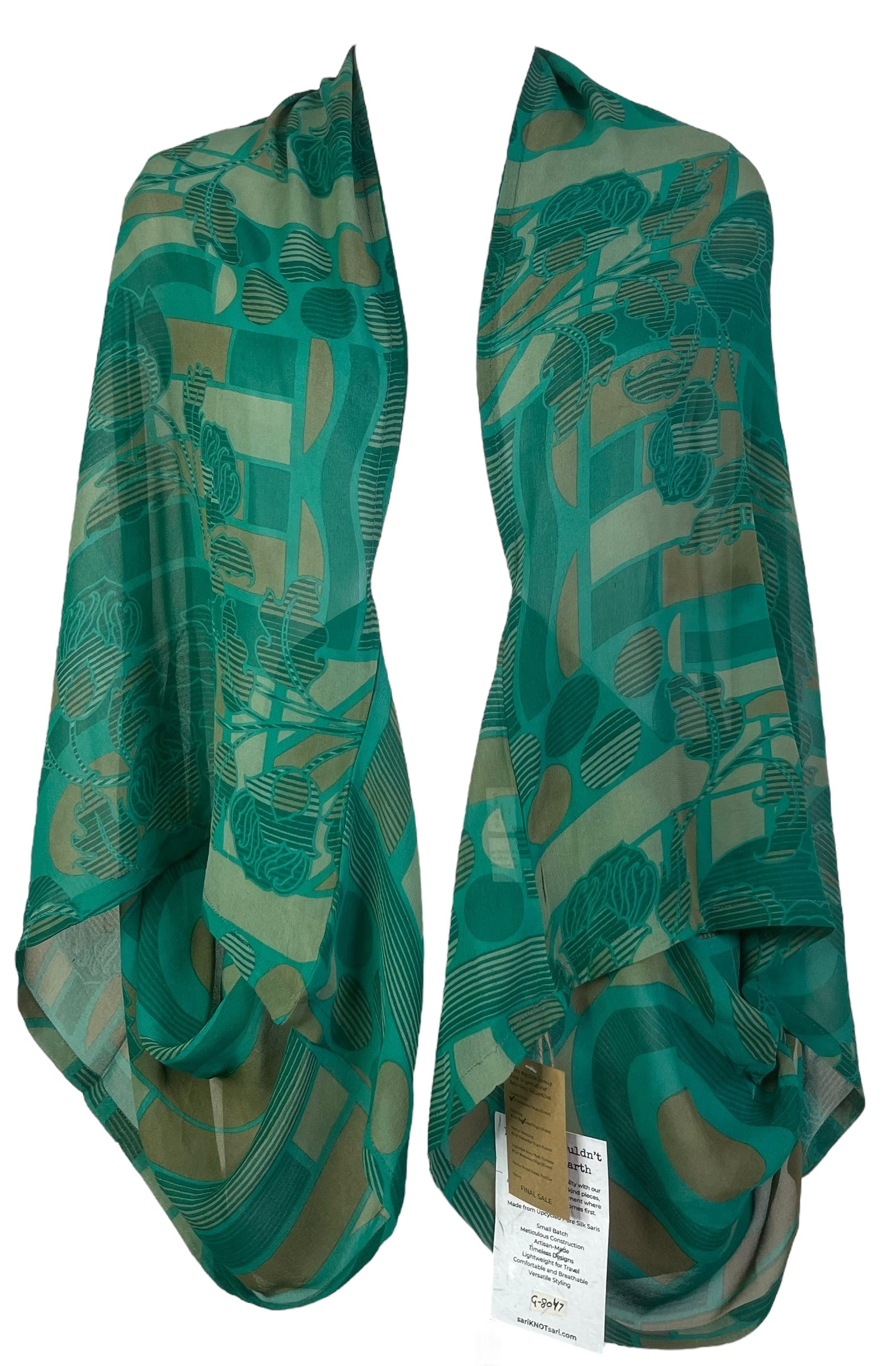 PRG8047 Sheer Wabi Sabi Pure Silk Shrug