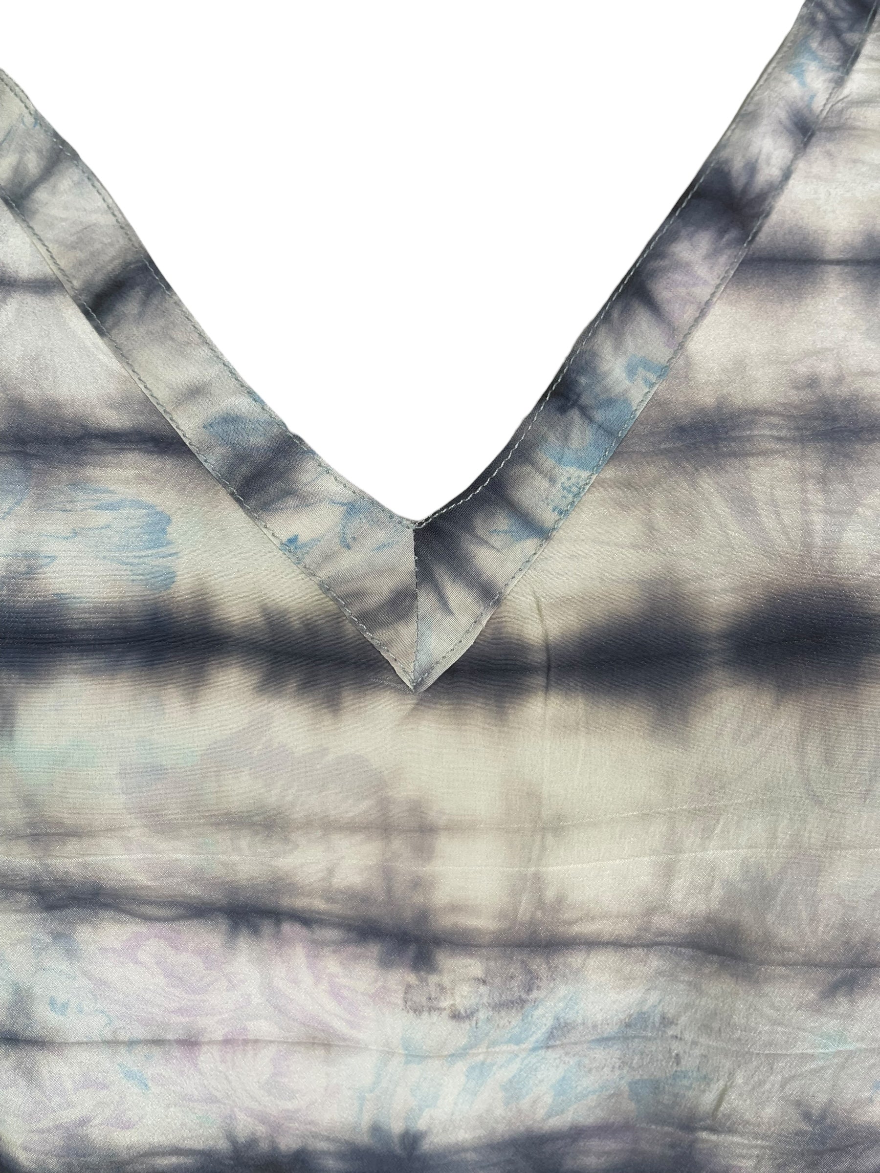 PRC8462 Avatar Pure Silk Long Tunic with Side Ties