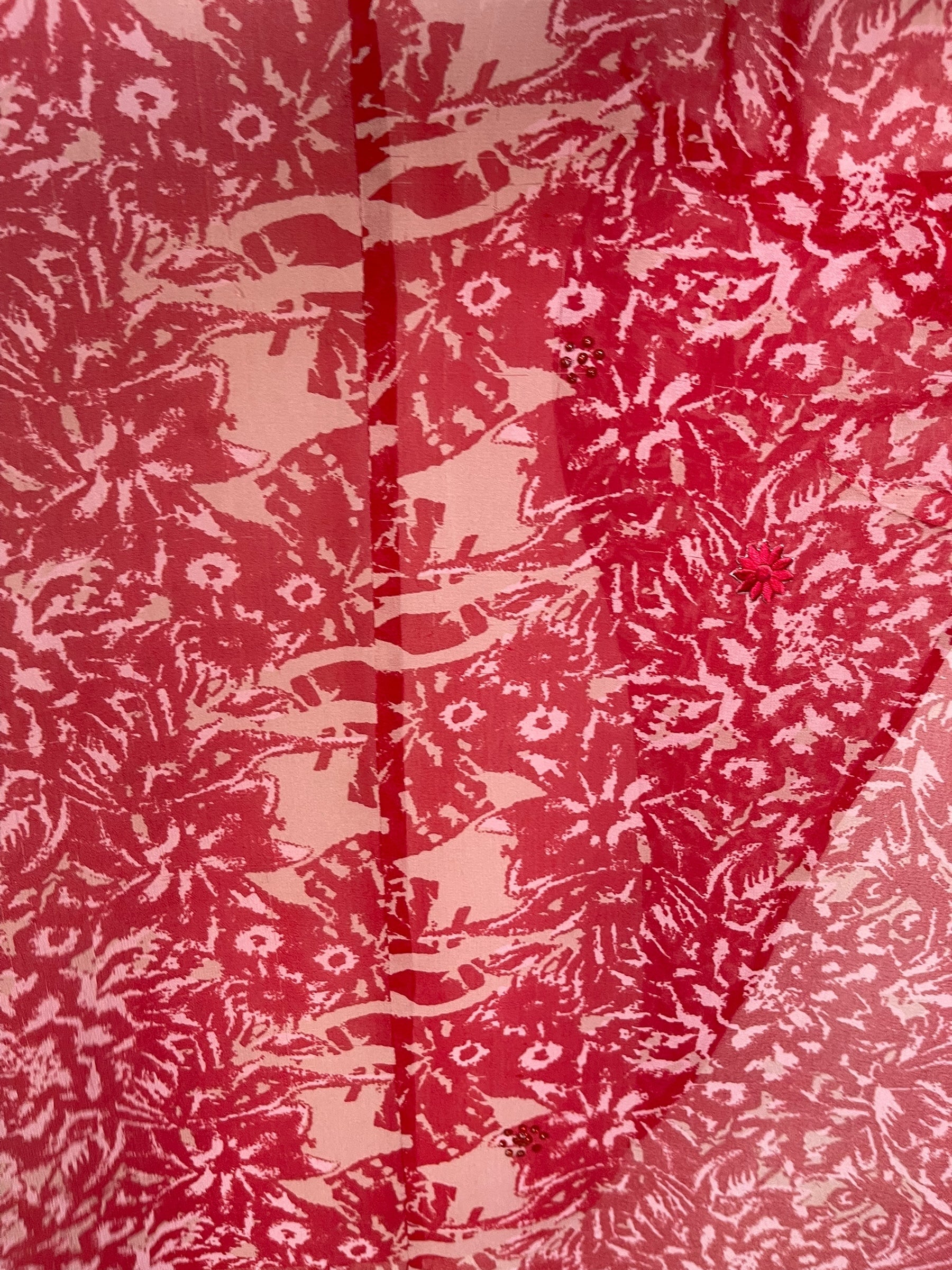 PRG7039 Sheer Wabi Sabi Pure Silk Waterfall Top