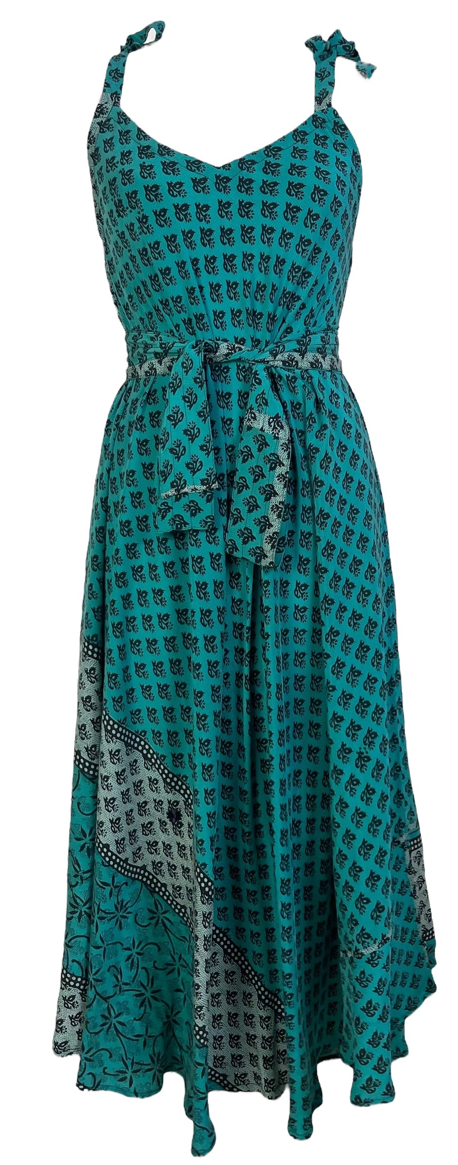 PRC7242 Avatar Pure Silk Maxi Dress with Belt