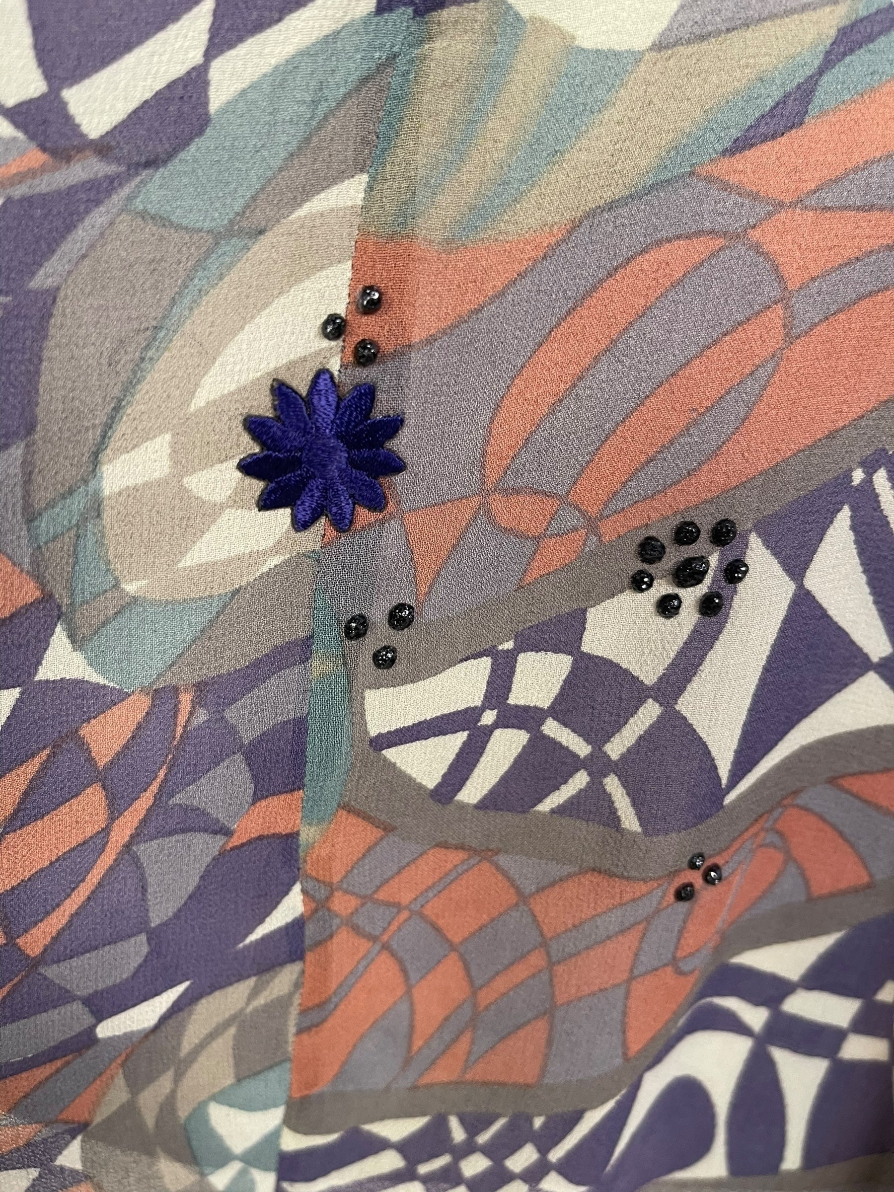 PRG7269 Sheer Wabi Sabi Pure Silk Waterfall Top