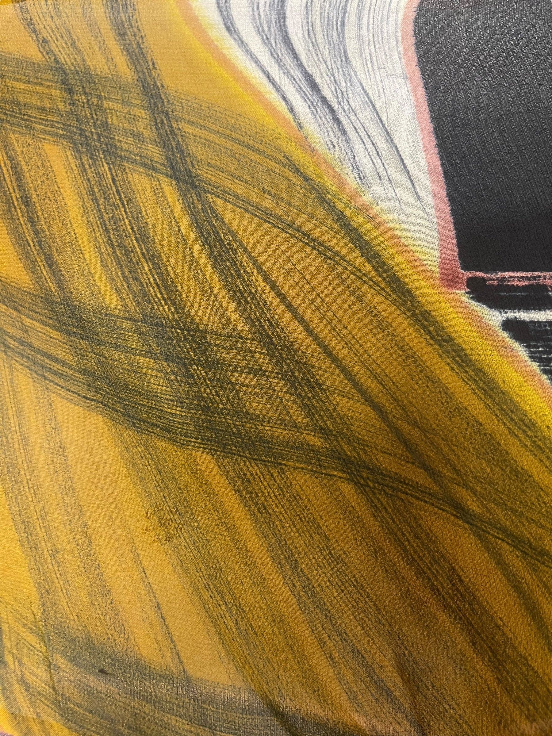 PRG7609 Sheer Wabi Sabi Pure Silk Long Tunic with Side Ties