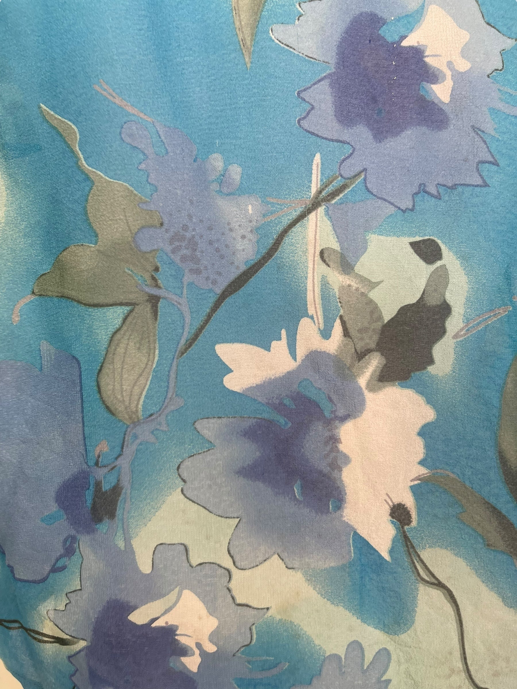 PRG7264 Sheer Wabi Sabi Pure Silk Boxy Top