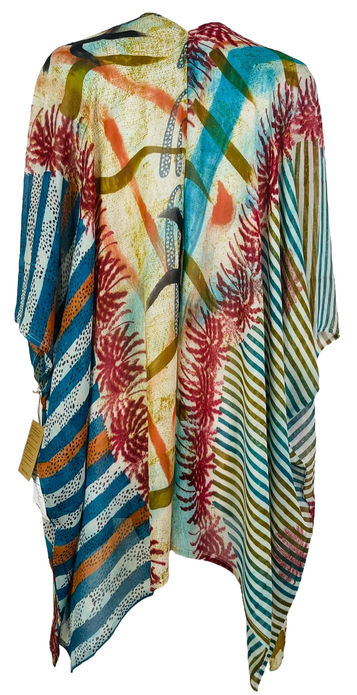 PRG7570 Sheer Wabi Sabi Pure Silk Cardigan