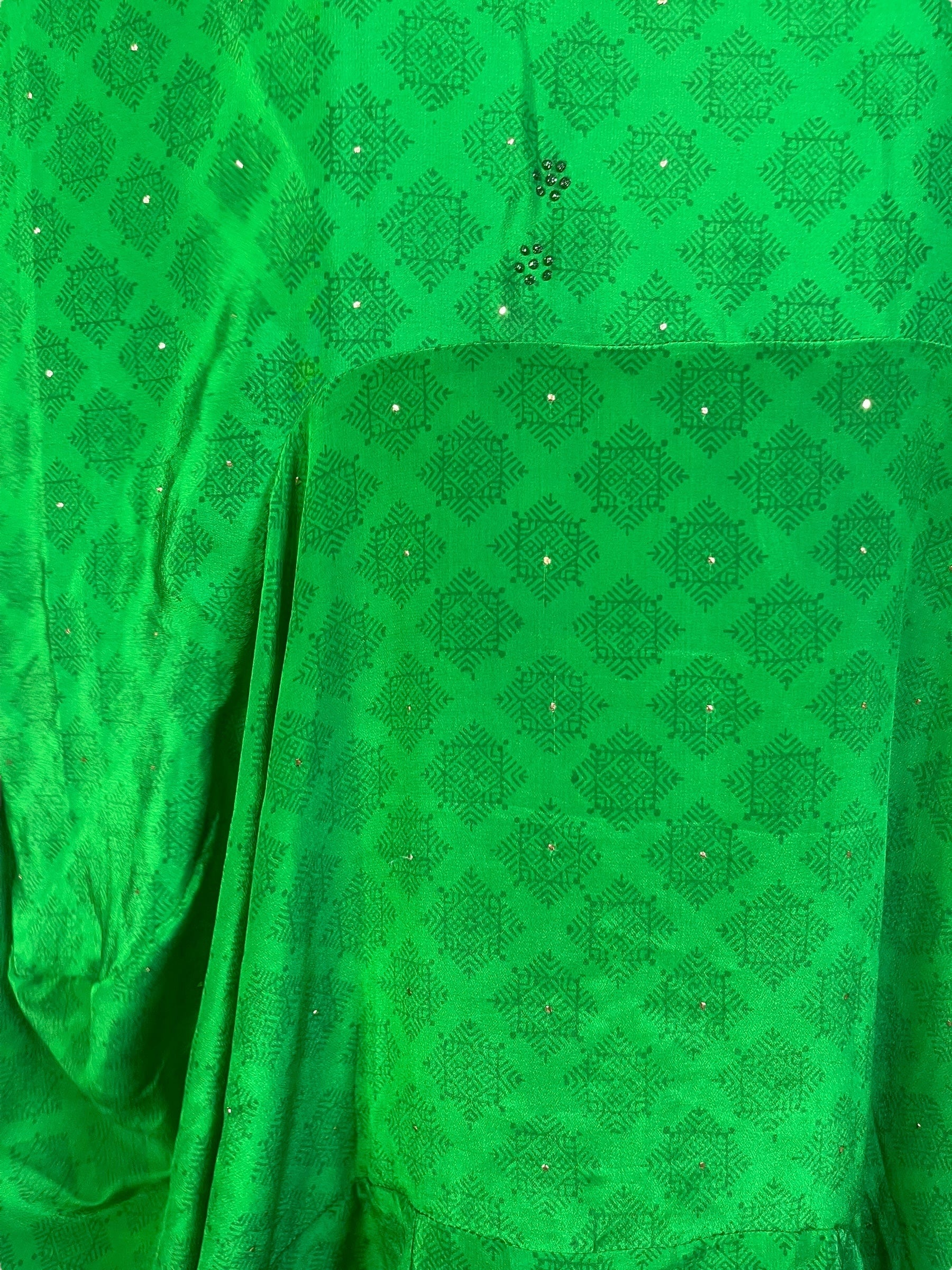 PRC7891 Avatar Pure Silk Sculptural Long Tunic Dress