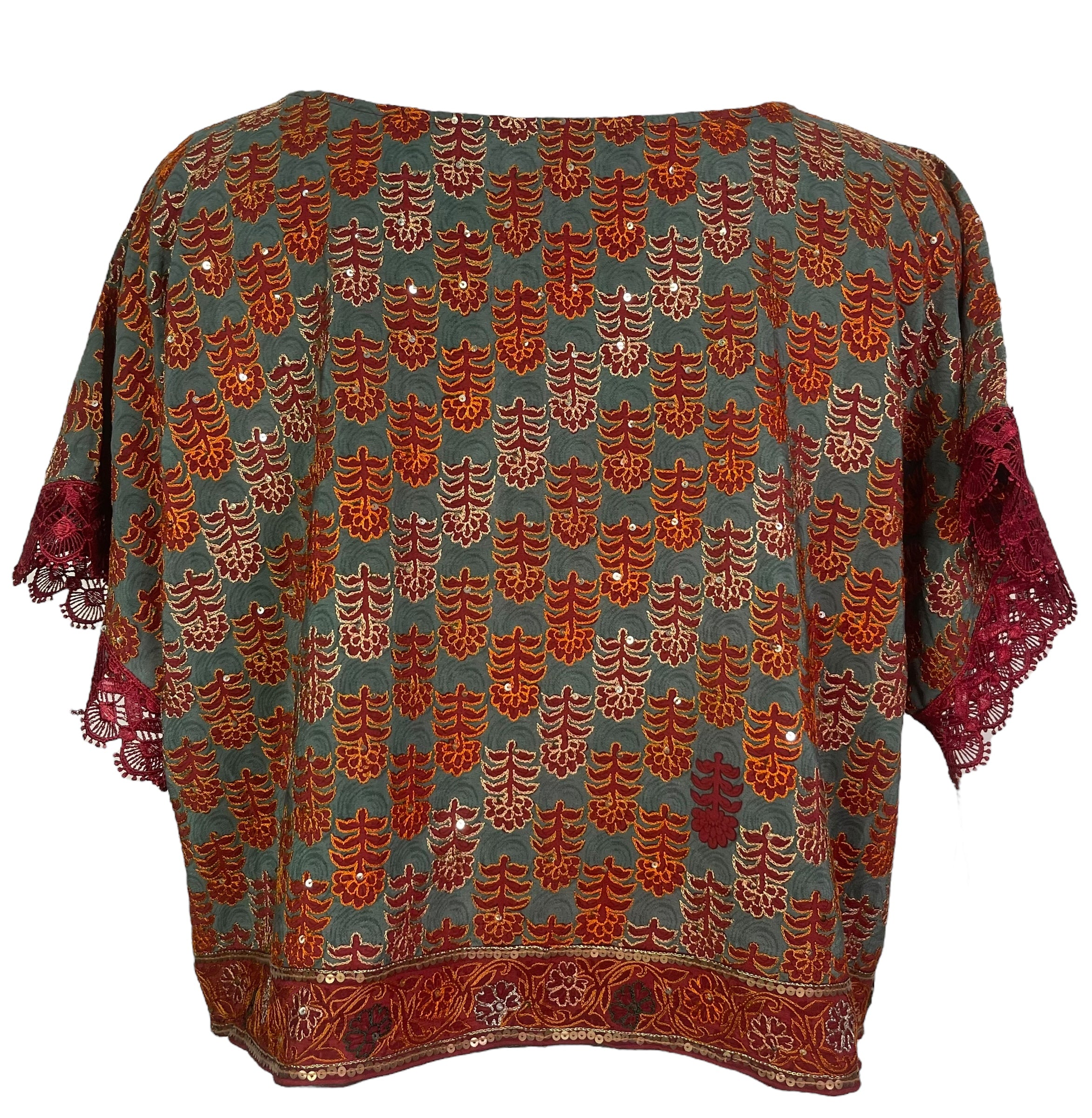 PRC8005 Avatar Pure Silk Boxy Top